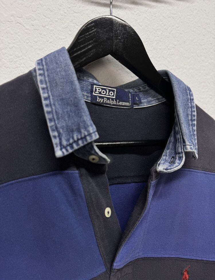 Polo Ralph Lauren × Ralph Lauren × Vintage Vintage Polo Ralph Lauren Rugby Y2K Size US XL / EU 56 / 4 - 6 Thumbnail
