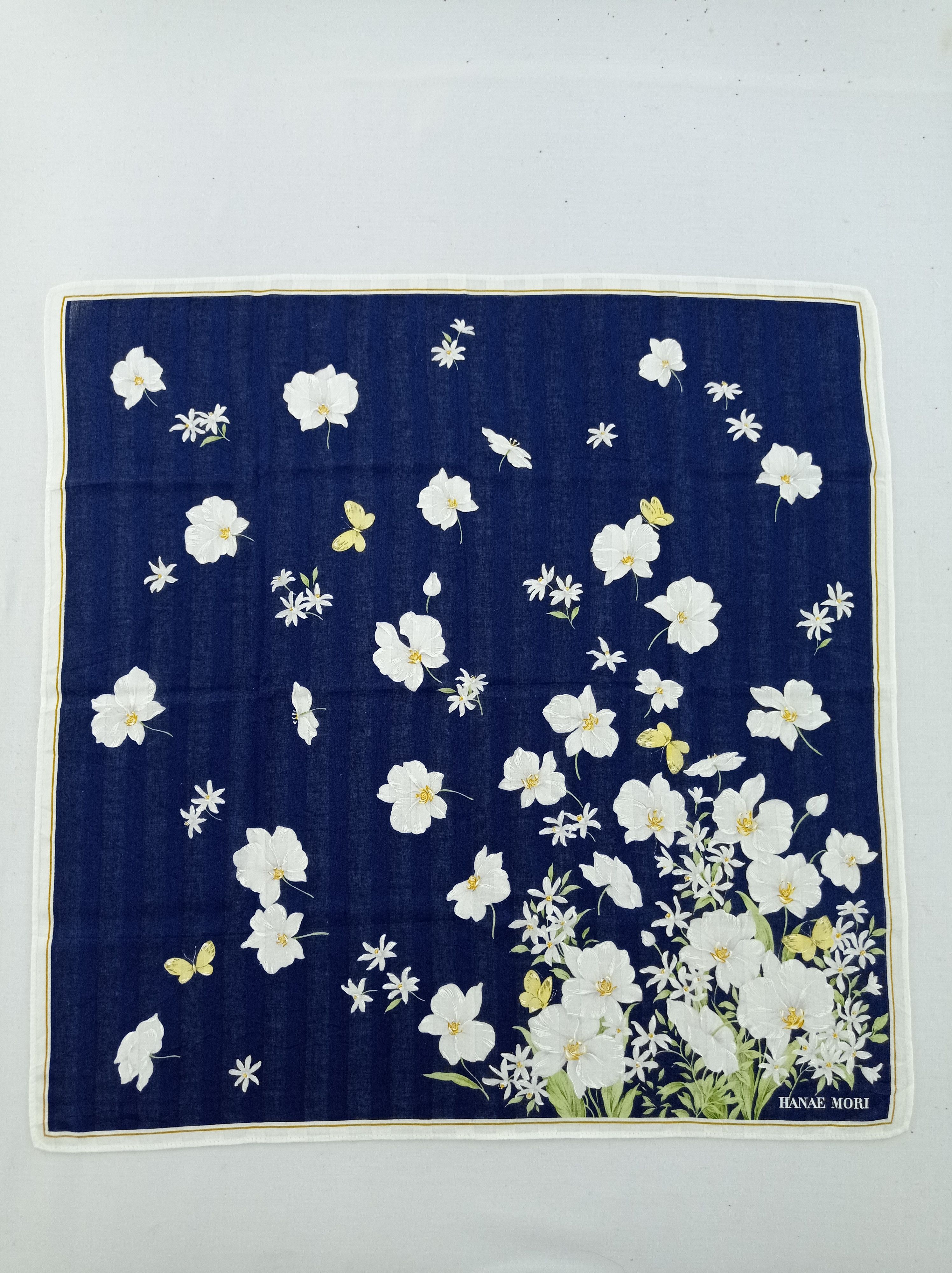 Hanae Mori Hanae Mori Floral Handkerchief / Neckwear / Bandana Size ONE SIZE - 3 Thumbnail