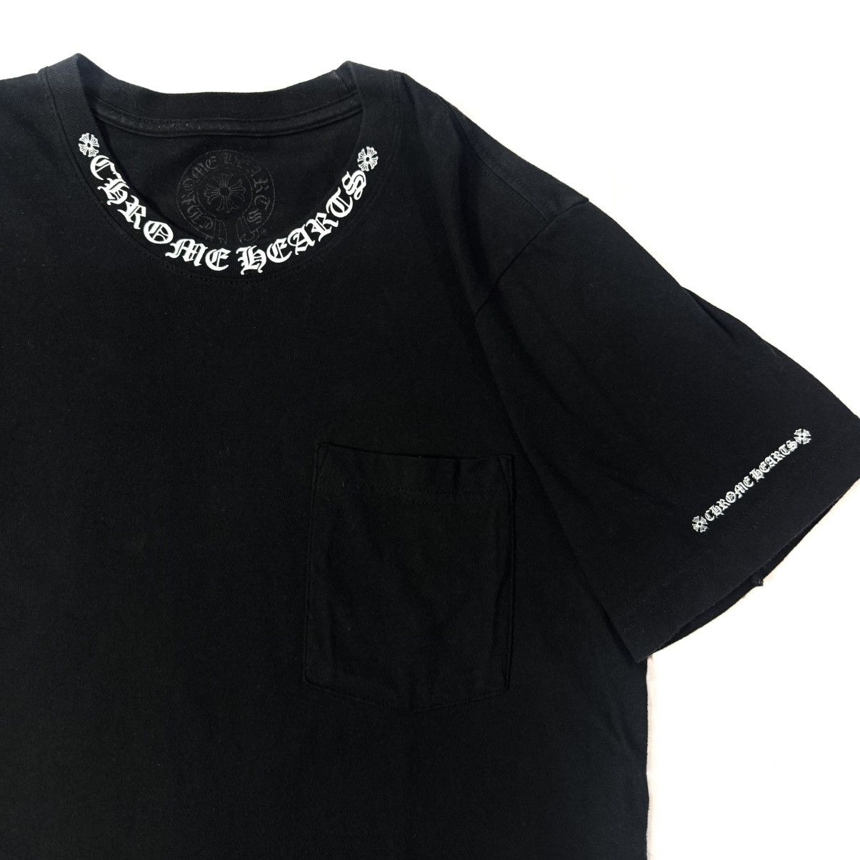 Chrome Hearts Chrome Hearts Neck Print Pocket Tee Size US M / EU 48-50 / 2 - 1 Thumbnail