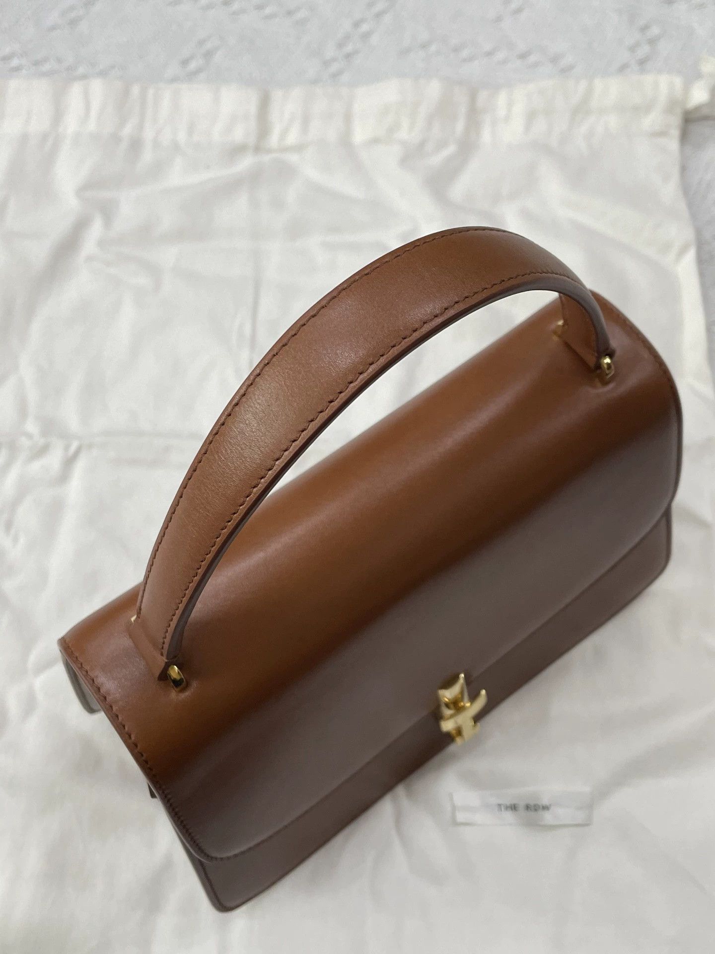The Row The Row gold brown sofia handbag w/ dust bag & card Size ONE SIZE - 5 Thumbnail
