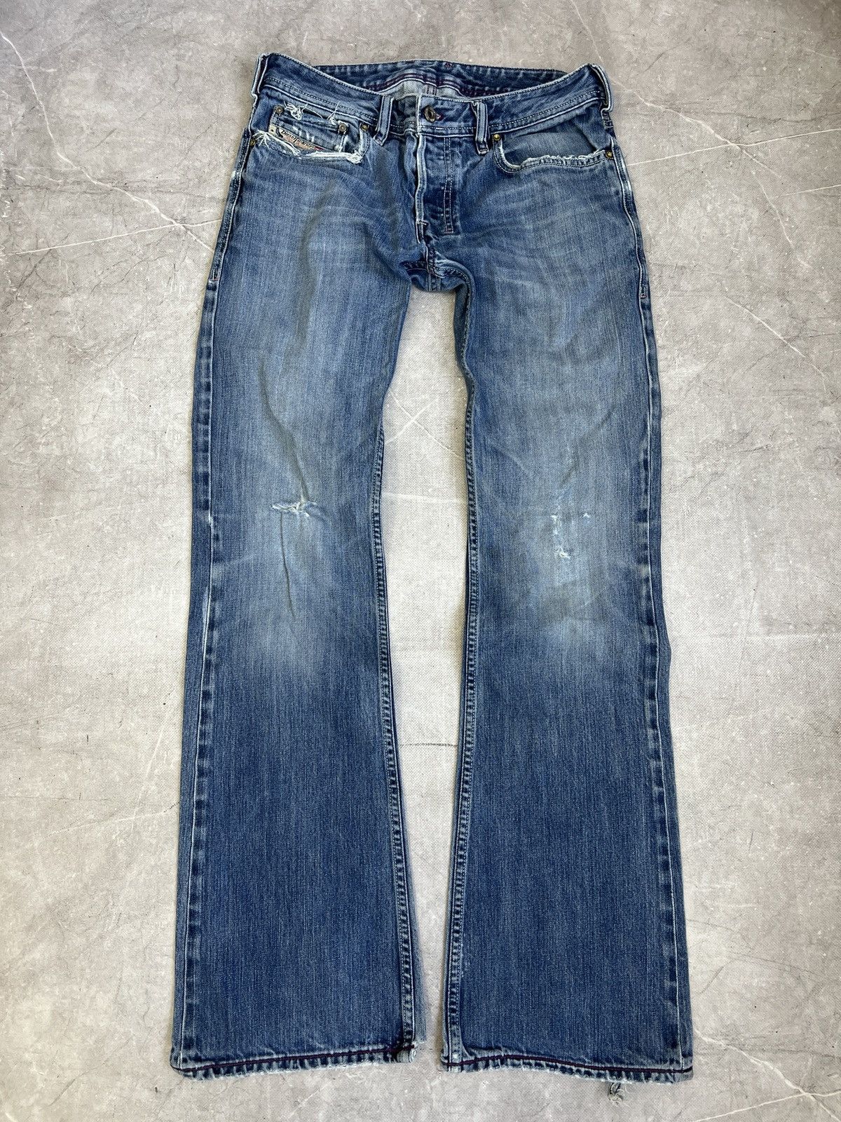 Diesel Diesel distressed retro flared jeans y2k epoch Size US 30 / EU 46 - 1 Thumbnail