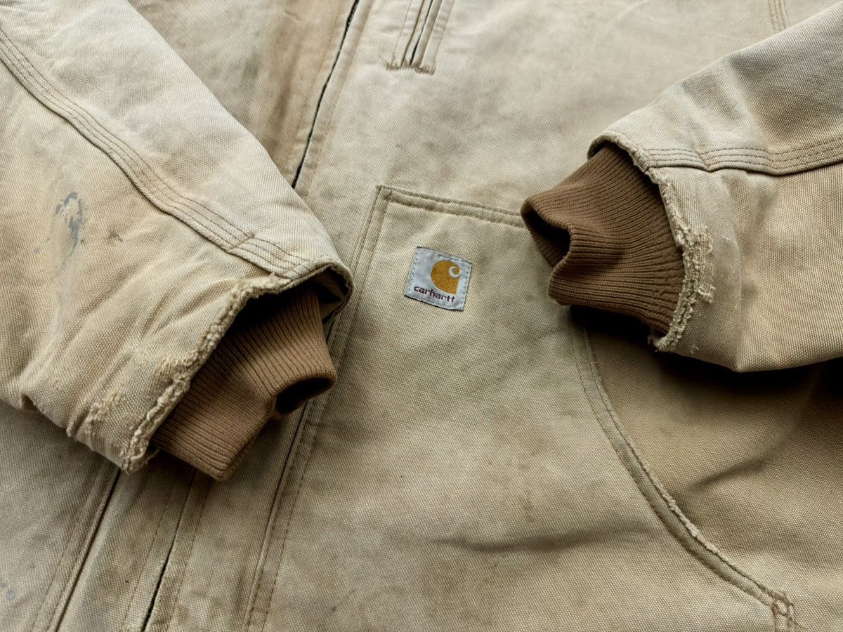 Carhartt [Carhartt] 2009 Vintage J205 BRN Sherpa-Lined Ridge Jacket Size US XXL / EU 58 / 5 - 3 Thumbnail