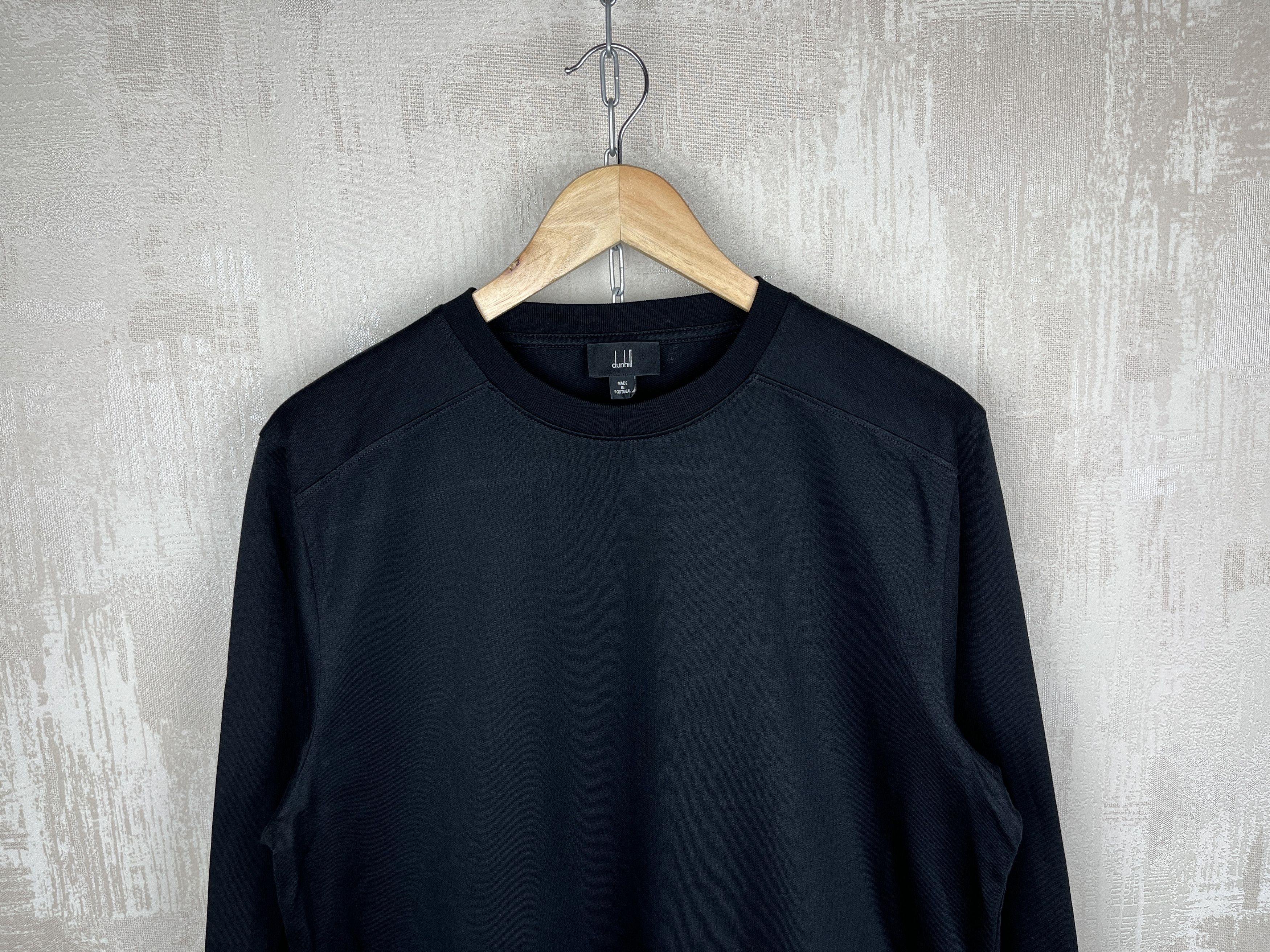 Alfred Dunhill Dunhill Crew Neck Cotton Sweatshirt Size US M / EU 48-50 / 2 - 3 Thumbnail