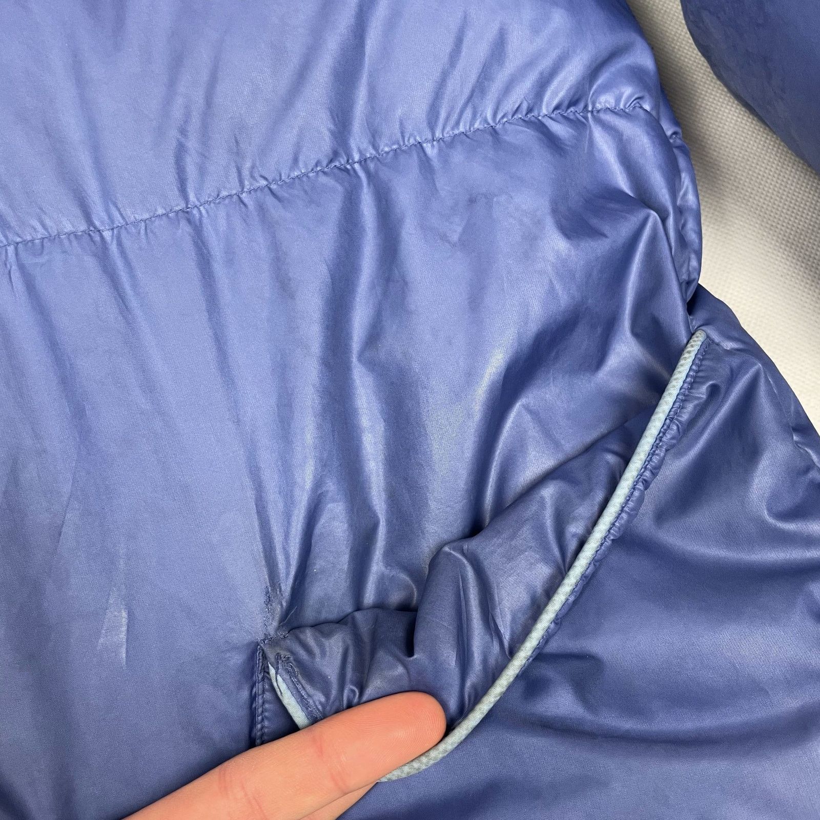 Nike × Vintage Nike Men's Purple Long Sleeve Full Zip Puffer Jacket Medium Size US M / EU 48-50 / 2 - 7 Thumbnail