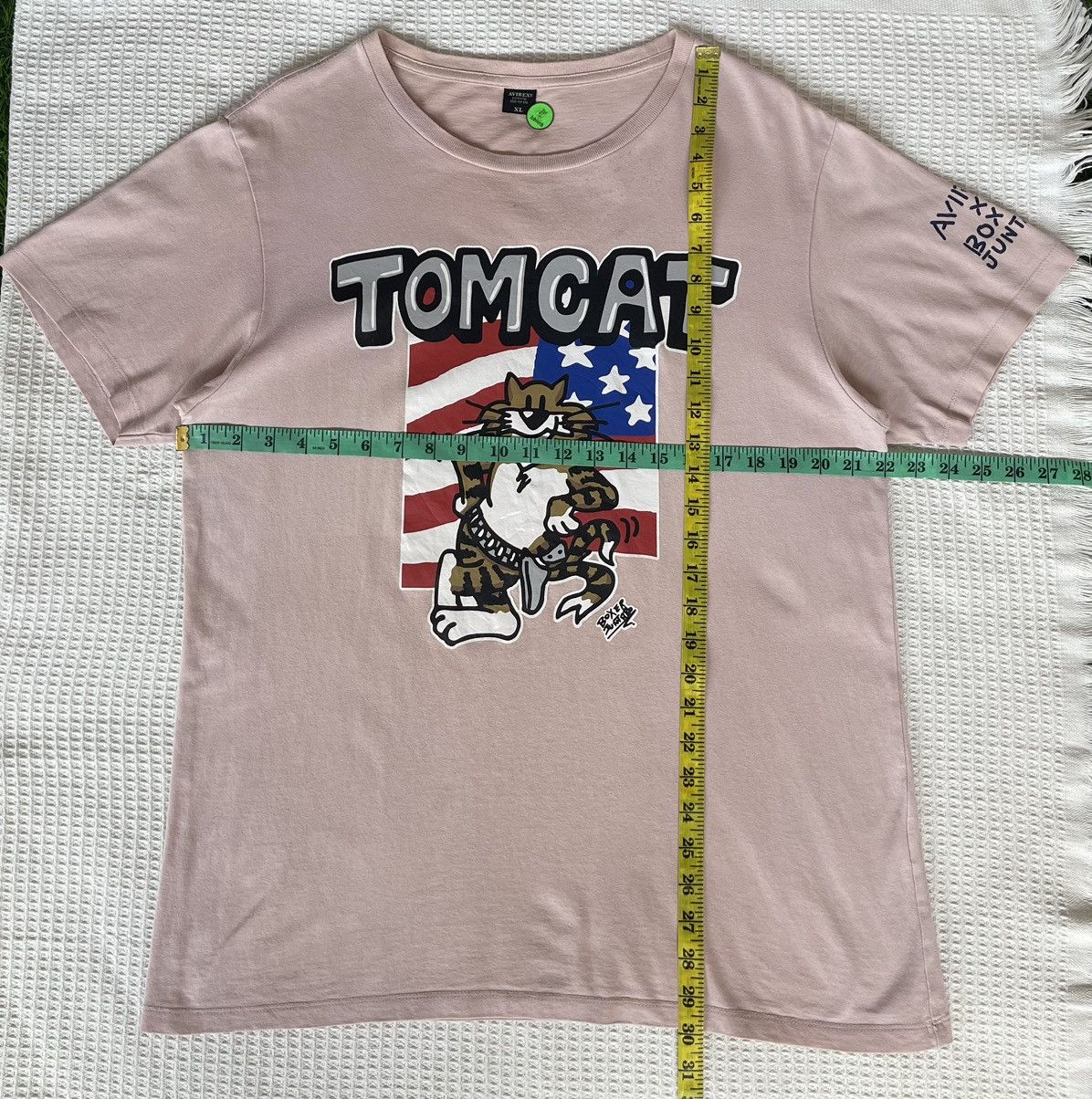 Avirex Vintage’y2k🔥AVIREX x BOXER JUNTARO TOMCAT🔥Big Print Tshirt Size US XL / EU 56 / 4 - 15 Thumbnail