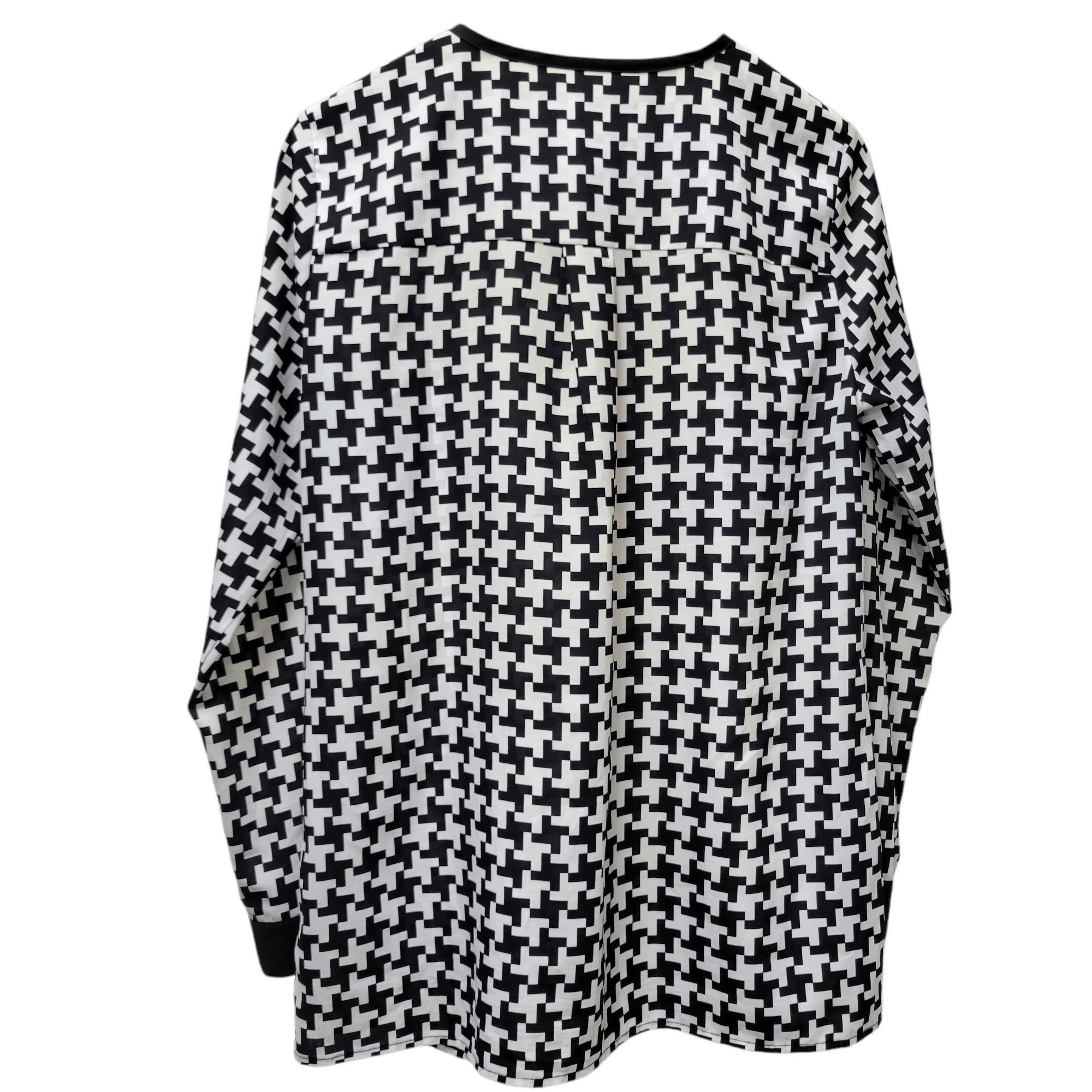 Michael Kors Michael Kors Women's Black & White Blouse Size 6 Size M / US 6-8 / IT 42-44 - 2 Thumbnail