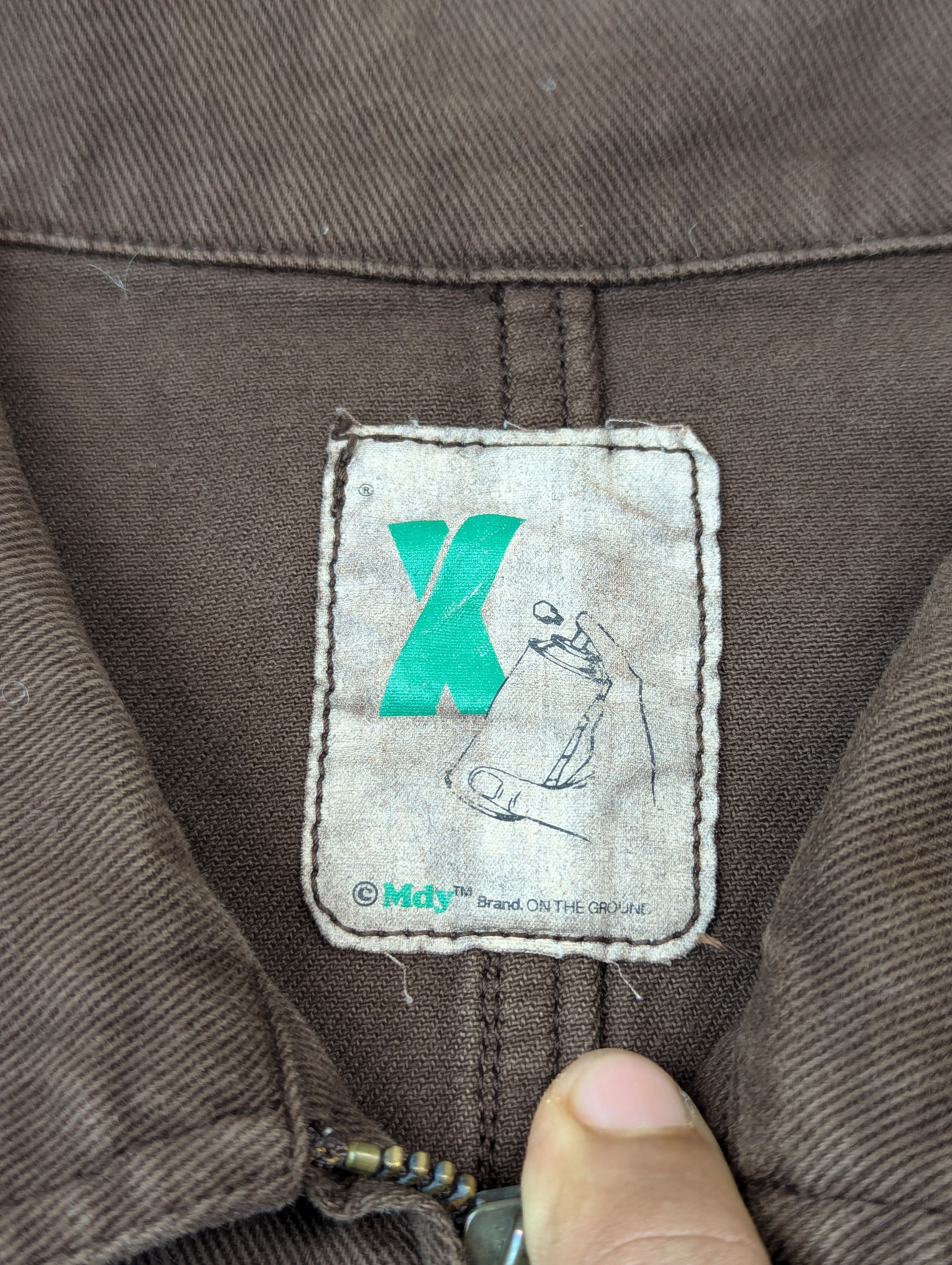 Japanese Brand Vintage Mackdaddy Distressed Brown Cotton Jacket Size US L / EU 52-54 / 3 - 9 Thumbnail