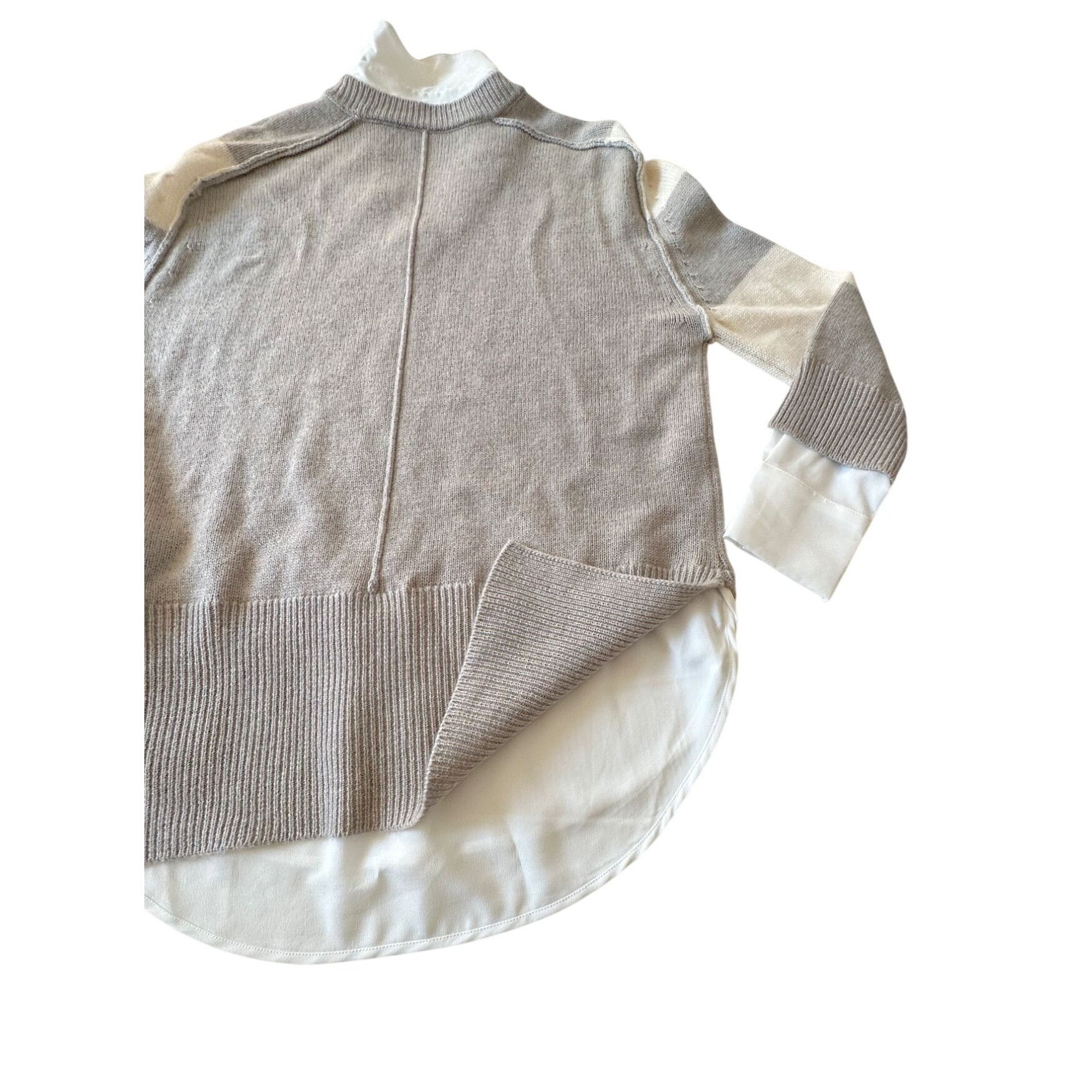 Brochu Walker Brochu Walker Striped V Neck Layered Pullover Sweater. Size Size XS / US 0-2 / IT 36-38 - 12 Thumbnail