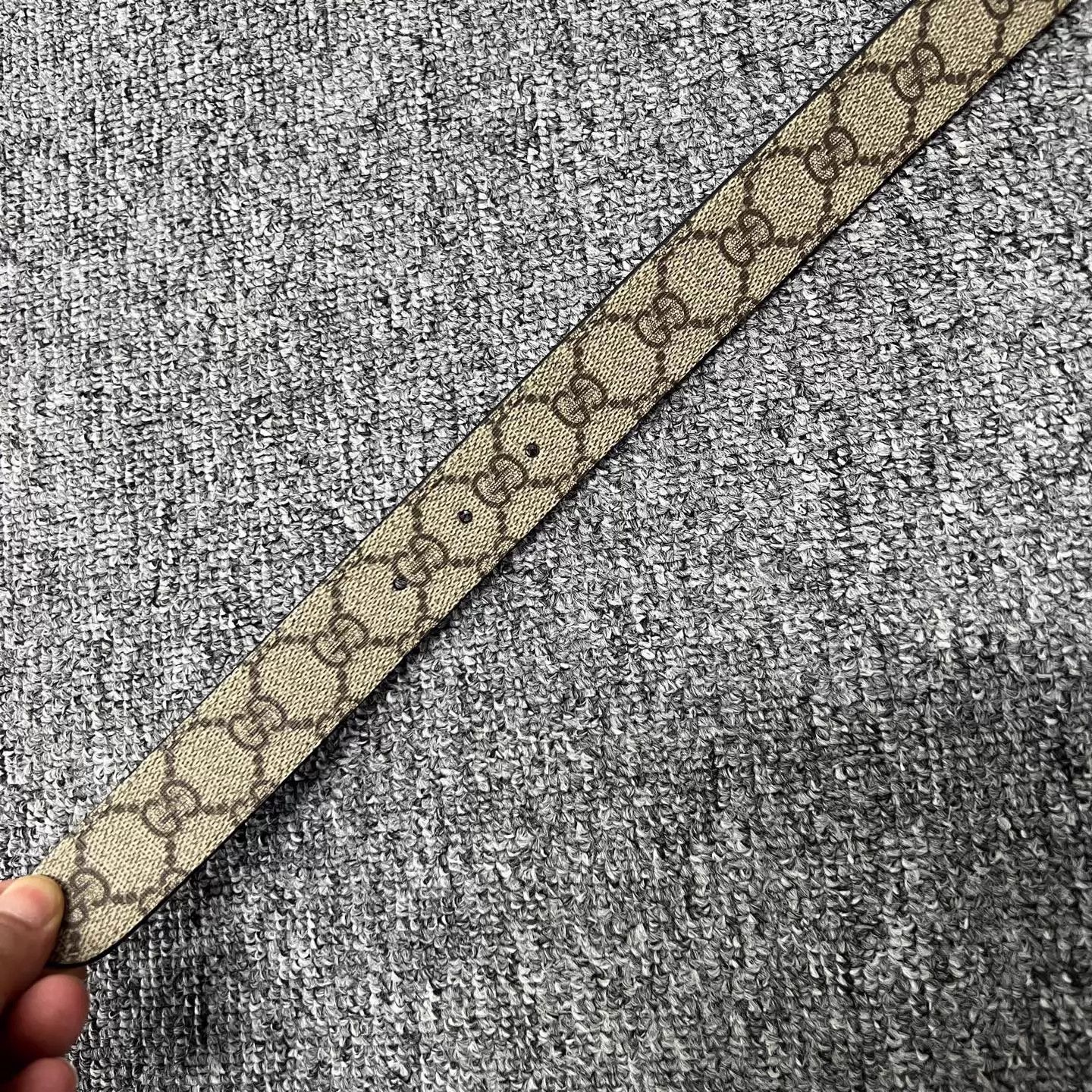 Gucci Gucci GG Monogram Belt Gold GG Buckle 85/34 99 New Size ONE SIZE - 5 Thumbnail