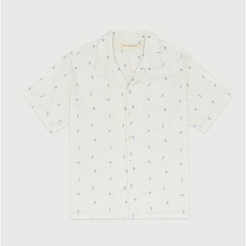 Museum of Peace & Quiet •NWT• Museum of Peace & Quiet Doves Linen Button Up • Medium Size US M / EU 48-50 / 2 - 10 Thumbnail