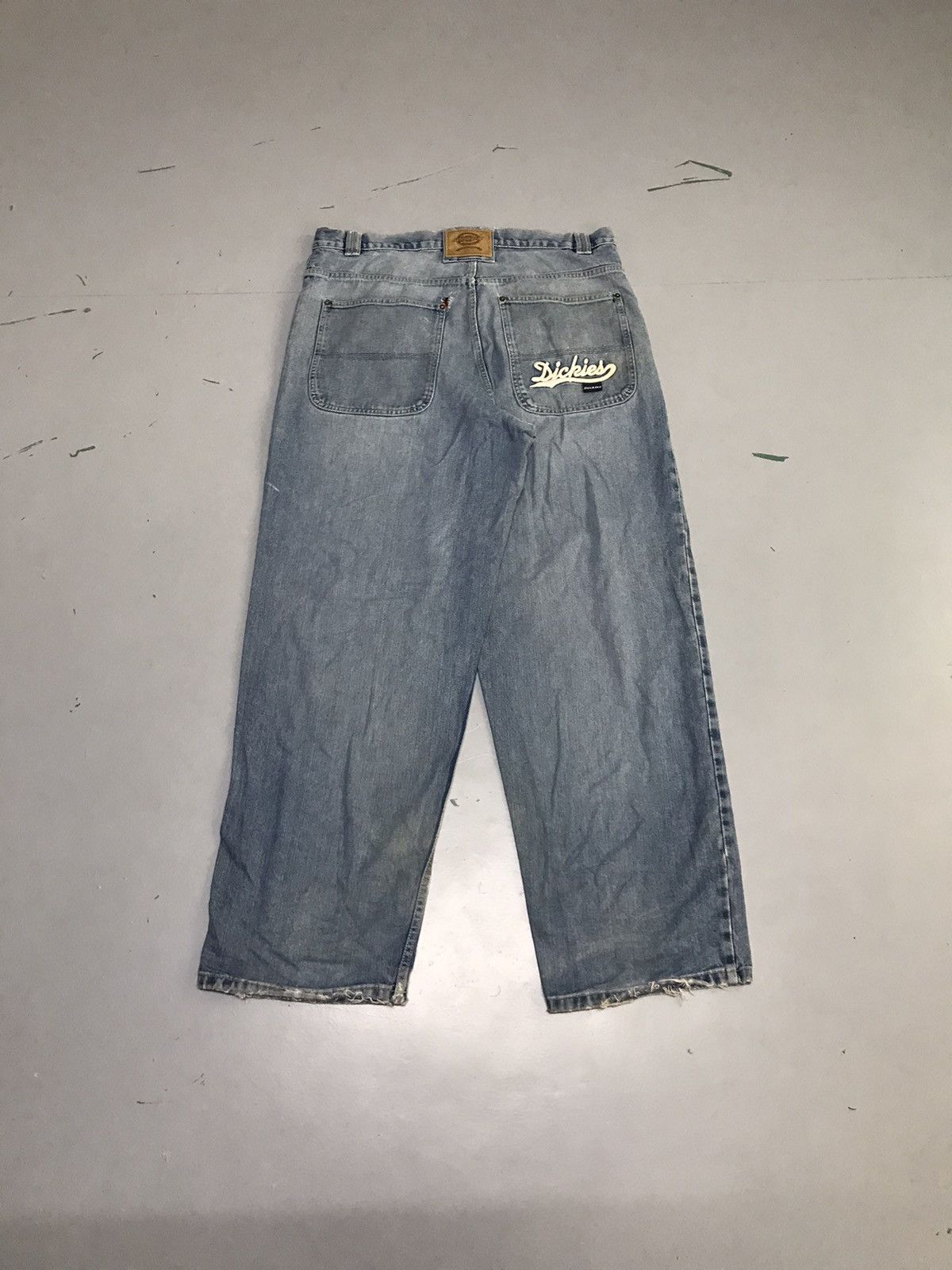 Vintage dickies big daddy damaged denim