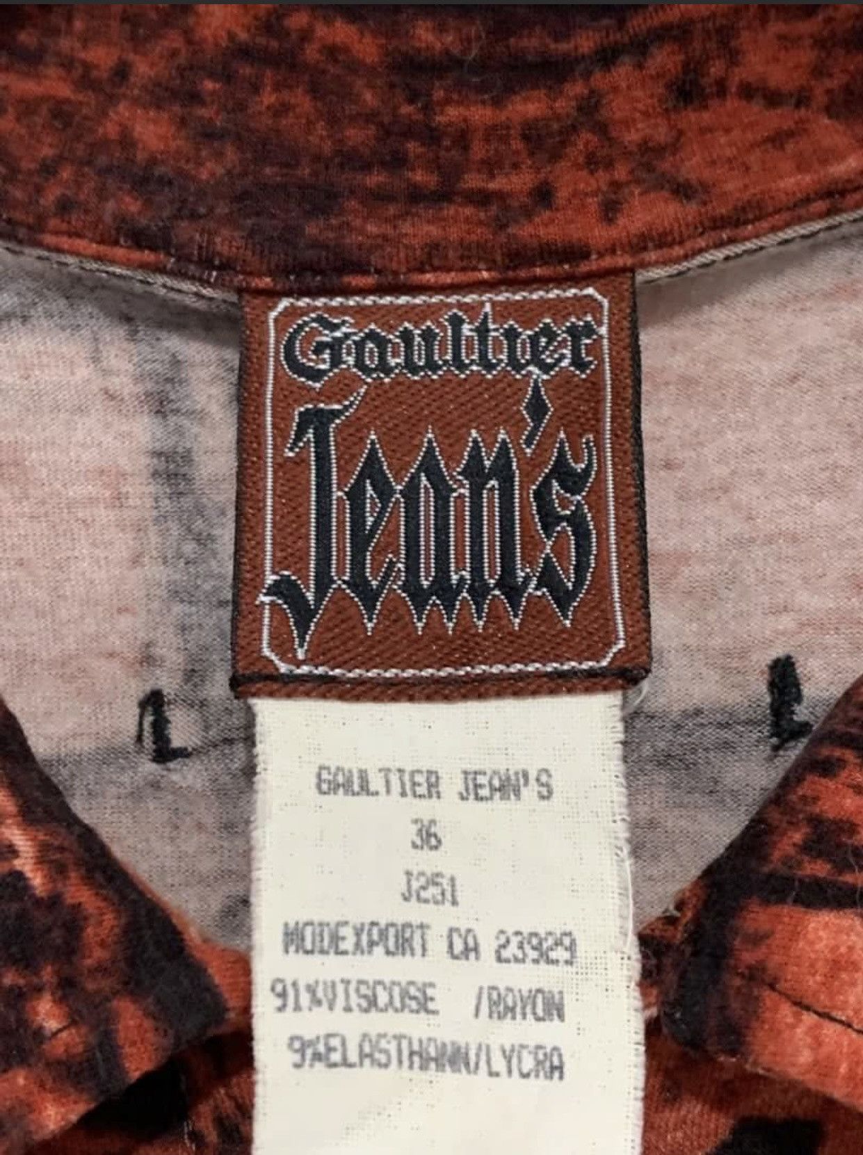 Jean Paul Gaultier JEAN PAUL GAULTIER 90’s “FIGHT RACISM” RUNWAY COUTURE Size XS / US 0-2 / IT 36-38 - 4 Thumbnail
