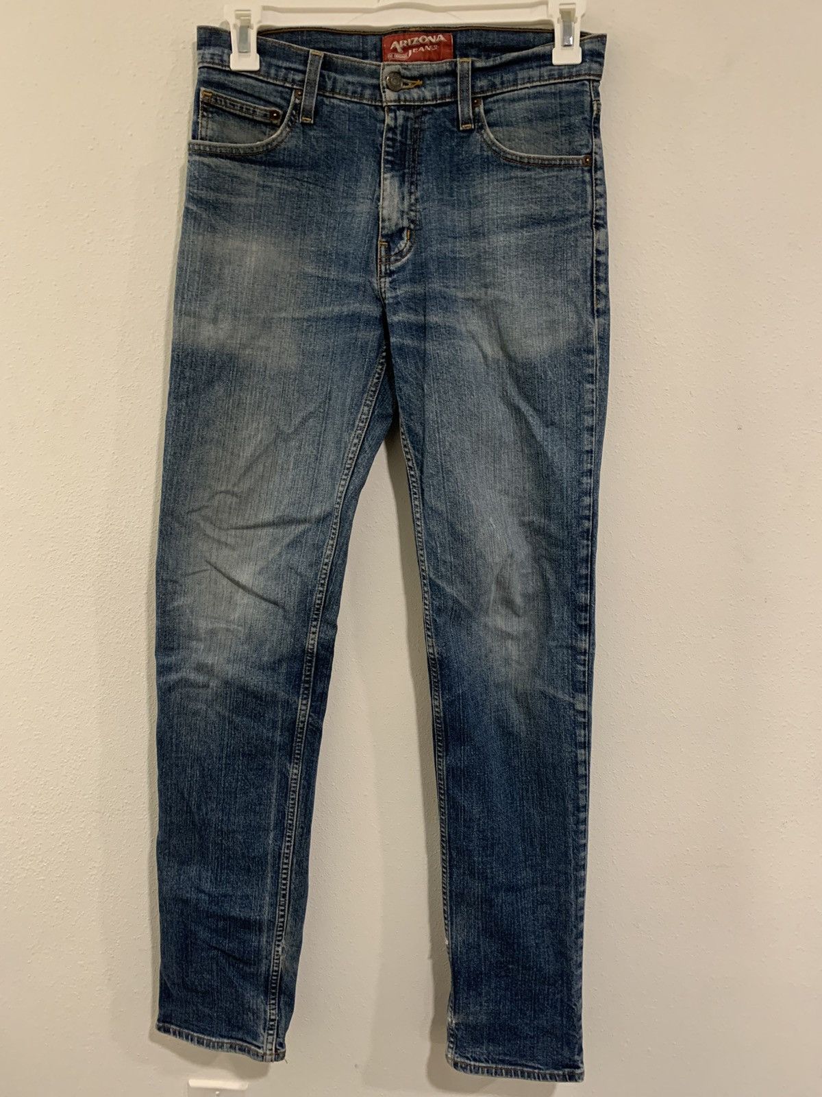 Arizona Jean Co. faded Arizona blue slim straight jeans Size US 29 - 1 Thumbnail
