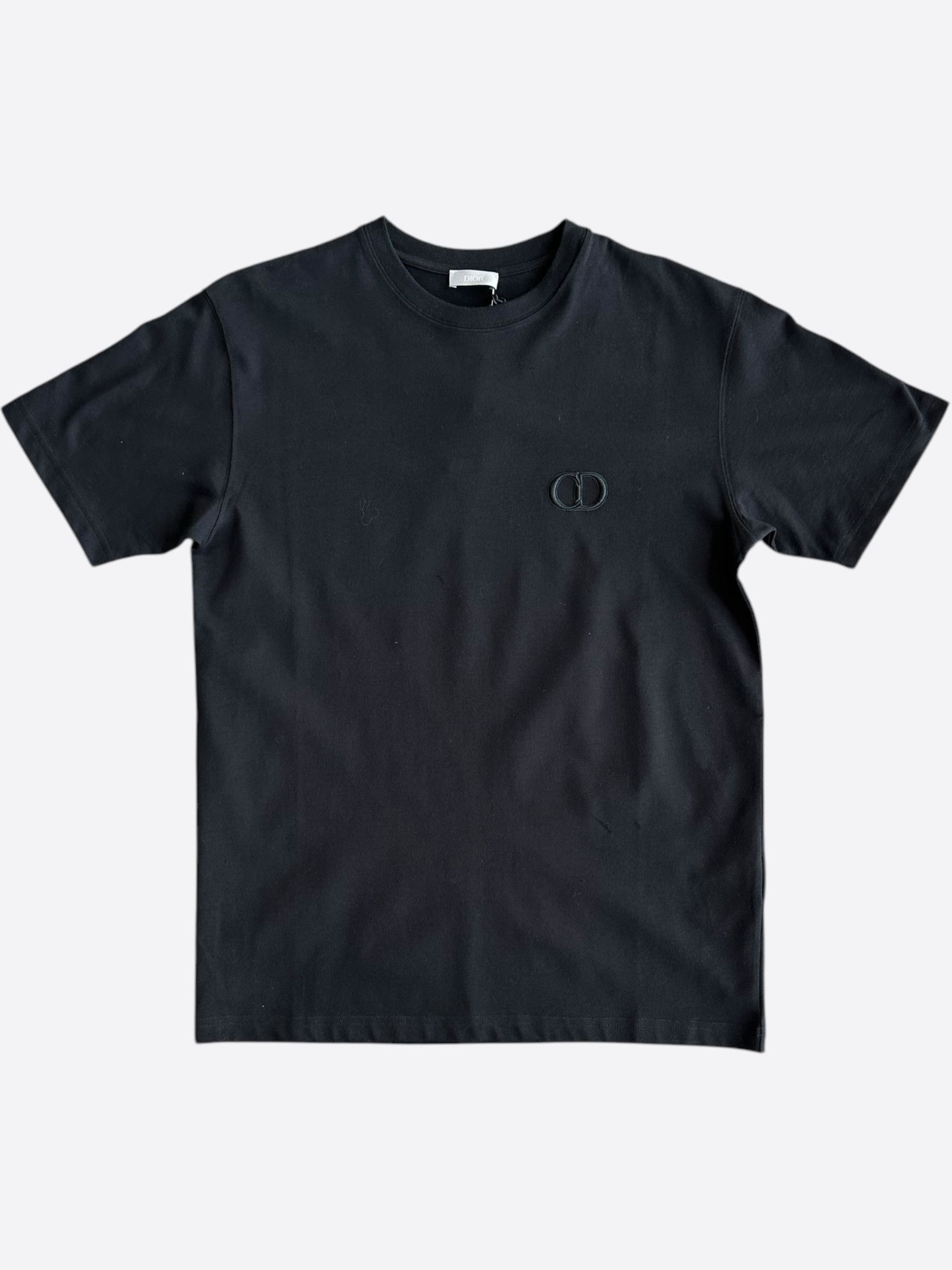 ❤最終値下❤DIOR に刺繍 CD LOGO Tシャツ Dior 刺繍ロゴ ブラック Tシャツ - メルカリ