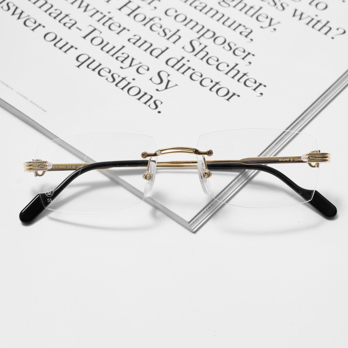 Cartier CARTIER CT0578O 001 GLASSES Size ONE SIZE - 5 Thumbnail