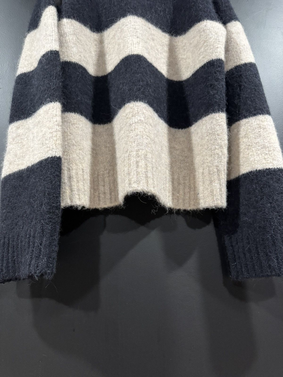 (di)vision Division (di)vision Striped Logo Knit Alpaca Wool Sweater L Size US L / EU 52-54 / 3 - 10 Thumbnail