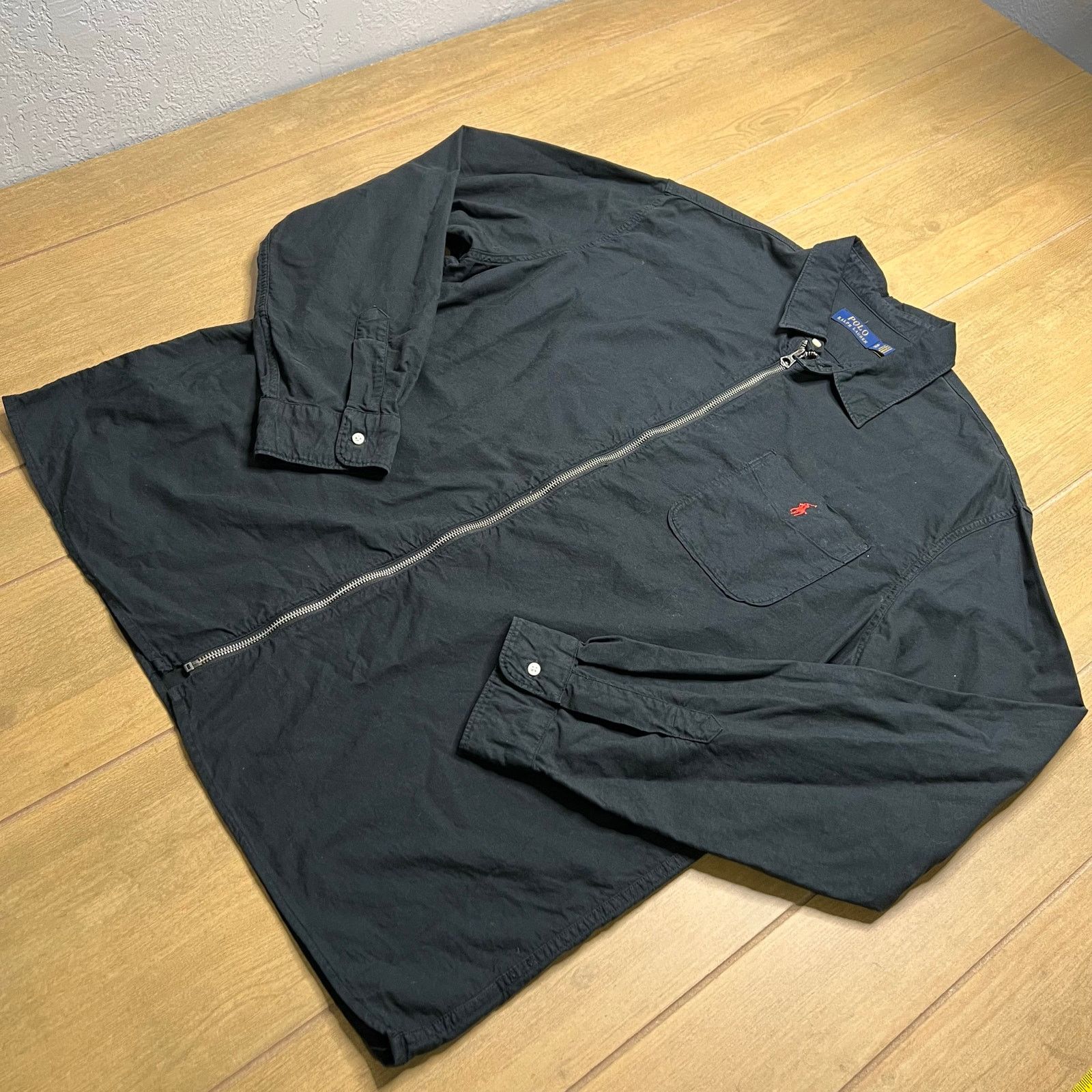 Polo Ralph Lauren Polo Ralph Lauren long-sleeve XL -dyed Oxford over-shirt Size US XL / EU 56 / 4 - 10 Thumbnail