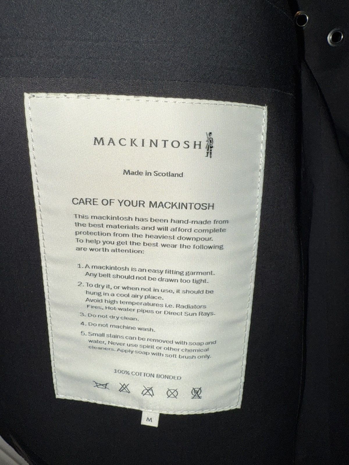 Mackintosh MACKINTOSH x JOHN ELLIOT black grey tie dye zip up jacket Size US M / EU 48-50 / 2 - 4 Thumbnail
