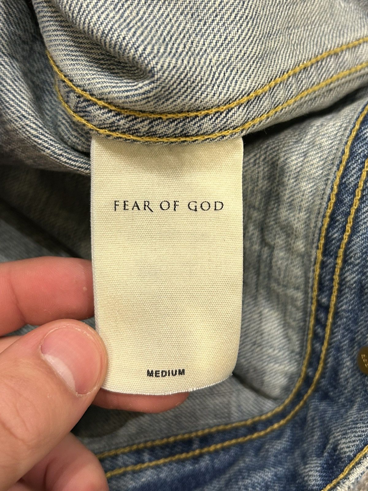 Fear of God Fear Of God Season 5 Paint Splatter Denim Jacket Size US M / EU 48-50 / 2 - 4 Thumbnail