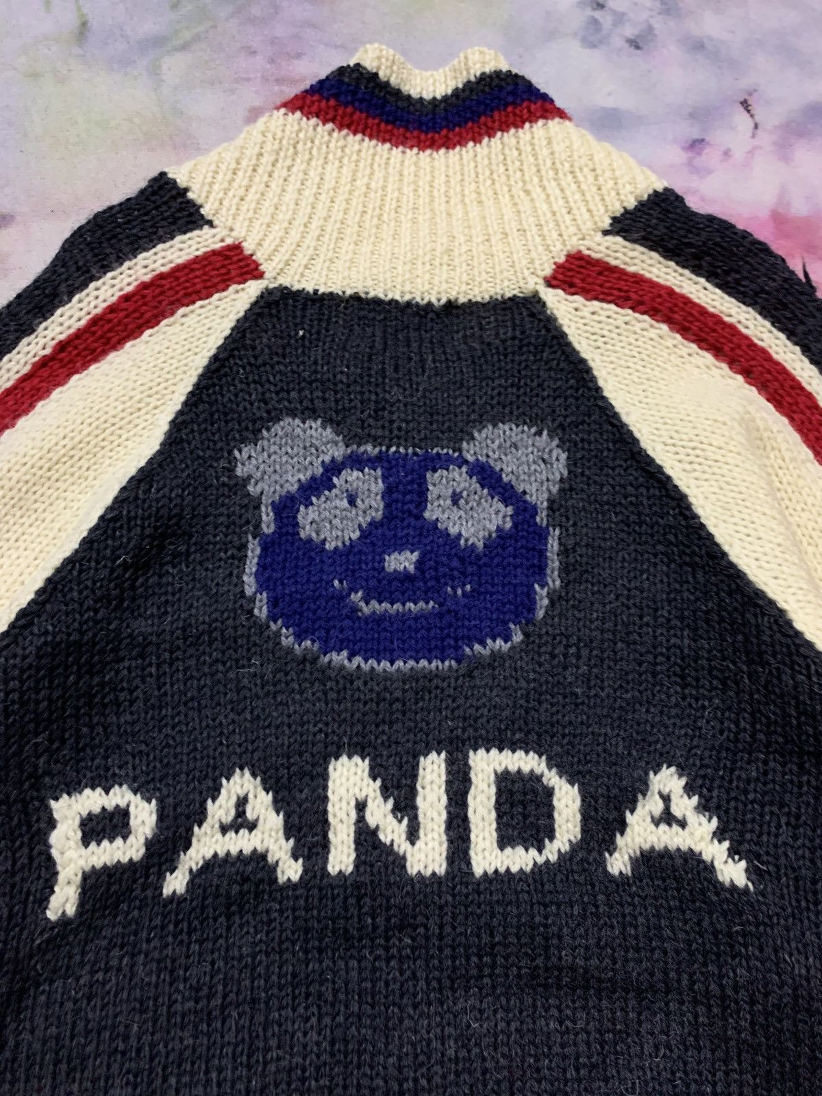 Angel Blue 2000’s Detroit Sports Cowichan Panda Knitted Hysteric Size US S / EU 44-46 / 1 - 9 Thumbnail