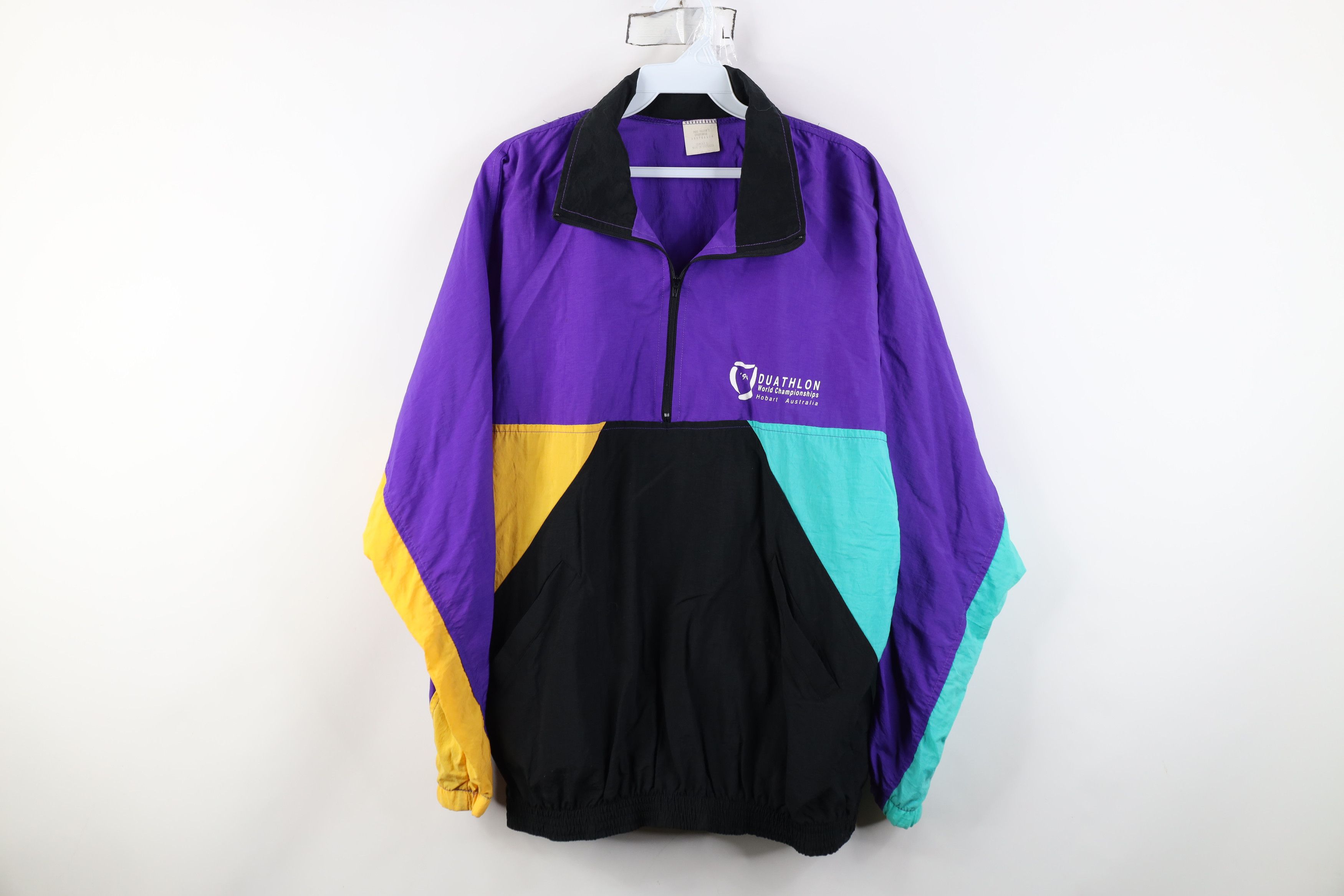 Vintage Vintage 90s Duathlon World Championships Australia Jacket Size US S / EU 44-46 / 1 - 1 Thumbnail