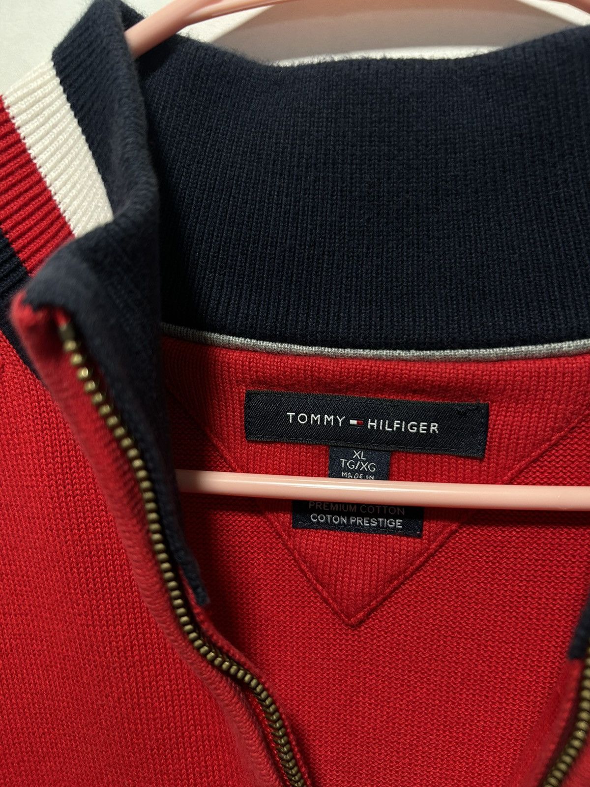 Tommy Hilfiger Vintage Tommy Hilfiger 1/4 Zip Up Pullover Size US XL / EU 56 / 4 - 3 Thumbnail