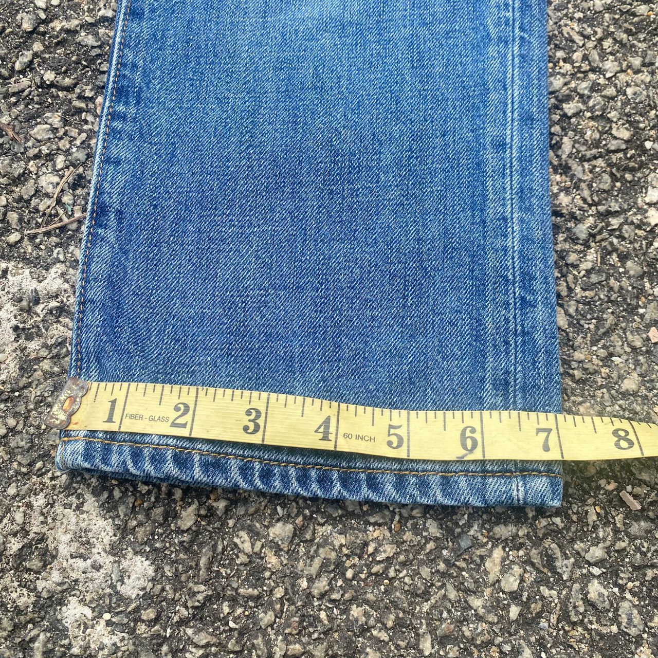 If Six Was Nine Vintage Gap 1969 Slim Distressed Denim Size US 33 - 7 Thumbnail