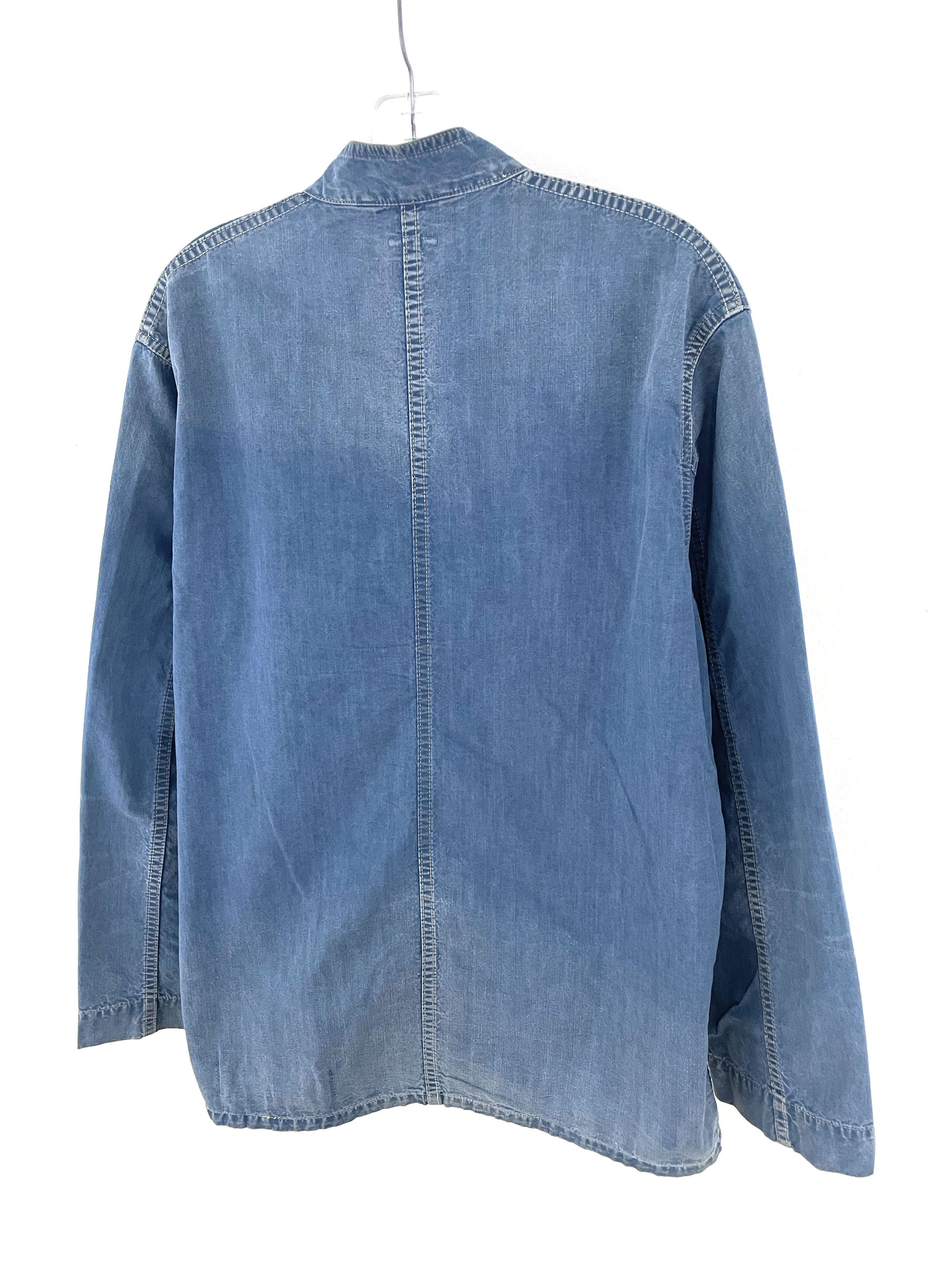 Kapital Metal Button Denim Shirt Jacket Size US L / EU 52-54 / 3 - 9 Thumbnail