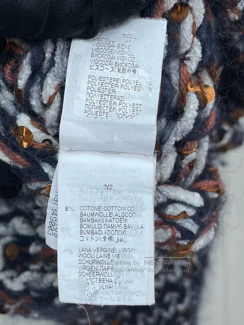 Brunello Cucinelli Brunello Cucinelli Glitter Knit High Neck Sweater Size S / US 4 / IT 40 - 7 Thumbnail