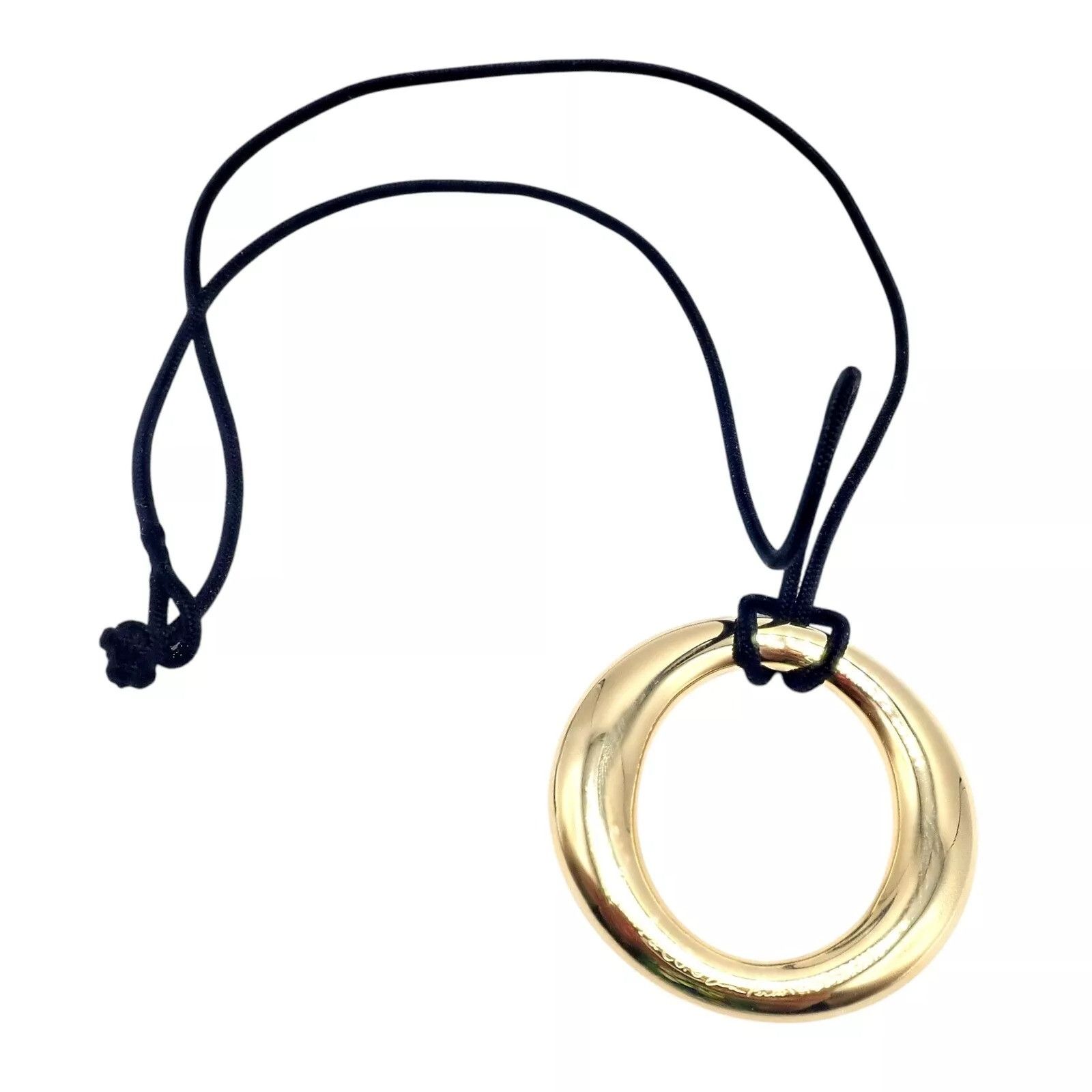 Tiffany & Co. 18k Yellow Gold Peretti 35mm Medium Sevillana Necklace Size ONE SIZE - 1 Thumbnail