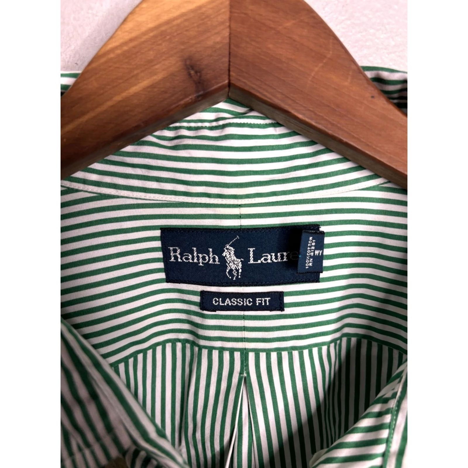 Polo Ralph Lauren Ralph Lauren Shirt Mens 2XB Classic Fit Striped Pony Short Sleeve Button Up 6384 Size US XXL / EU 58 / 5 - 3 Thumbnail