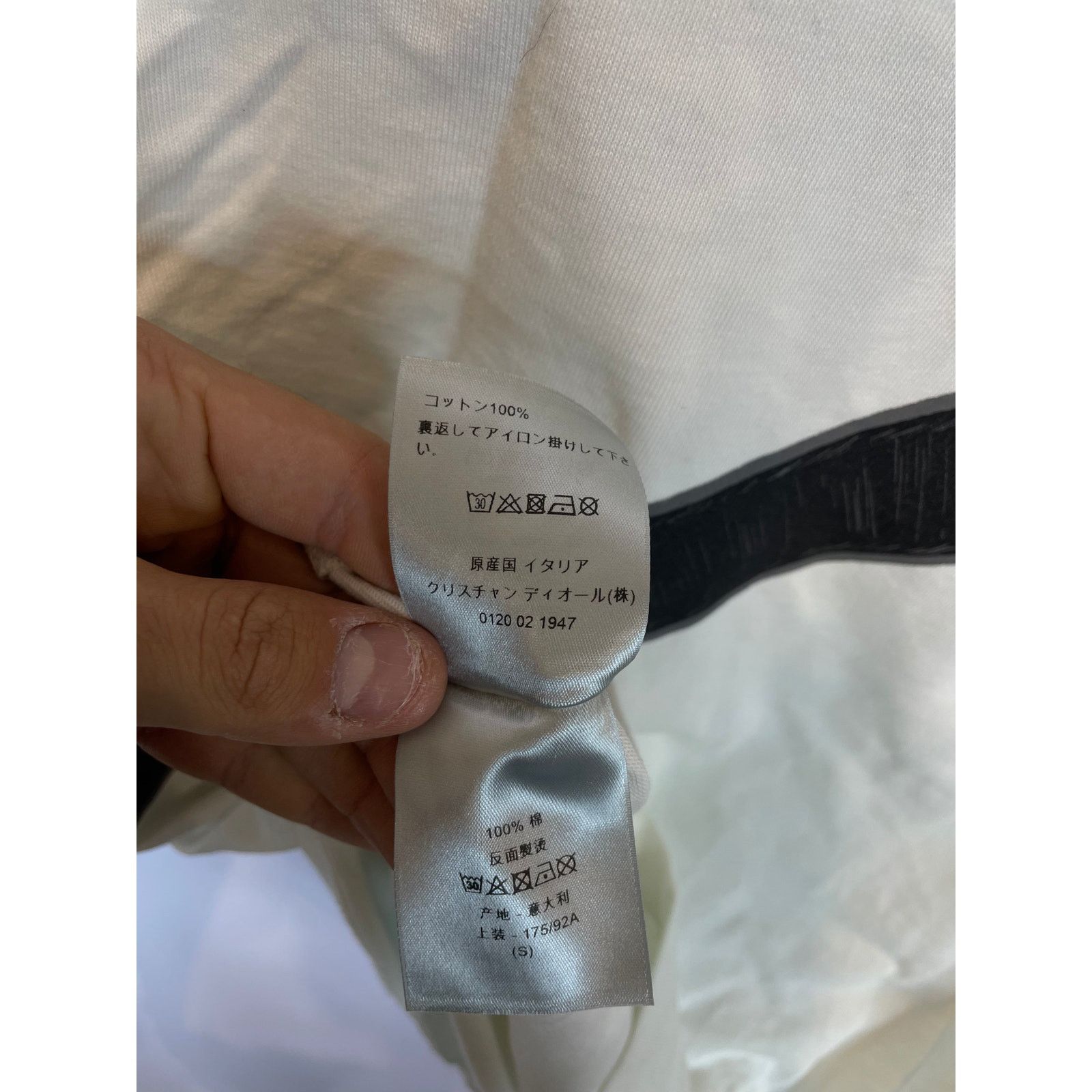 Dior Dior Saddle Tee White Black Used Small Size US S / EU 44-46 / 1 - 5 Thumbnail