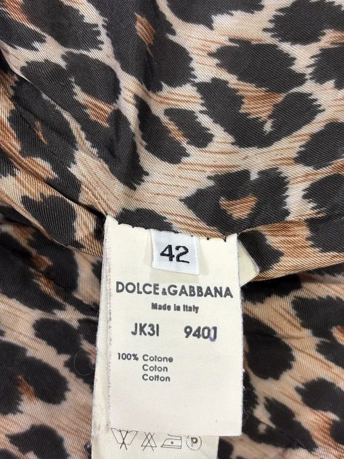 Dolce & Gabbana SS1999 Dolce & Gabbana Cream Light Denim Jacket Size XS / US 0-2 / IT 36-38 - 10 Thumbnail
