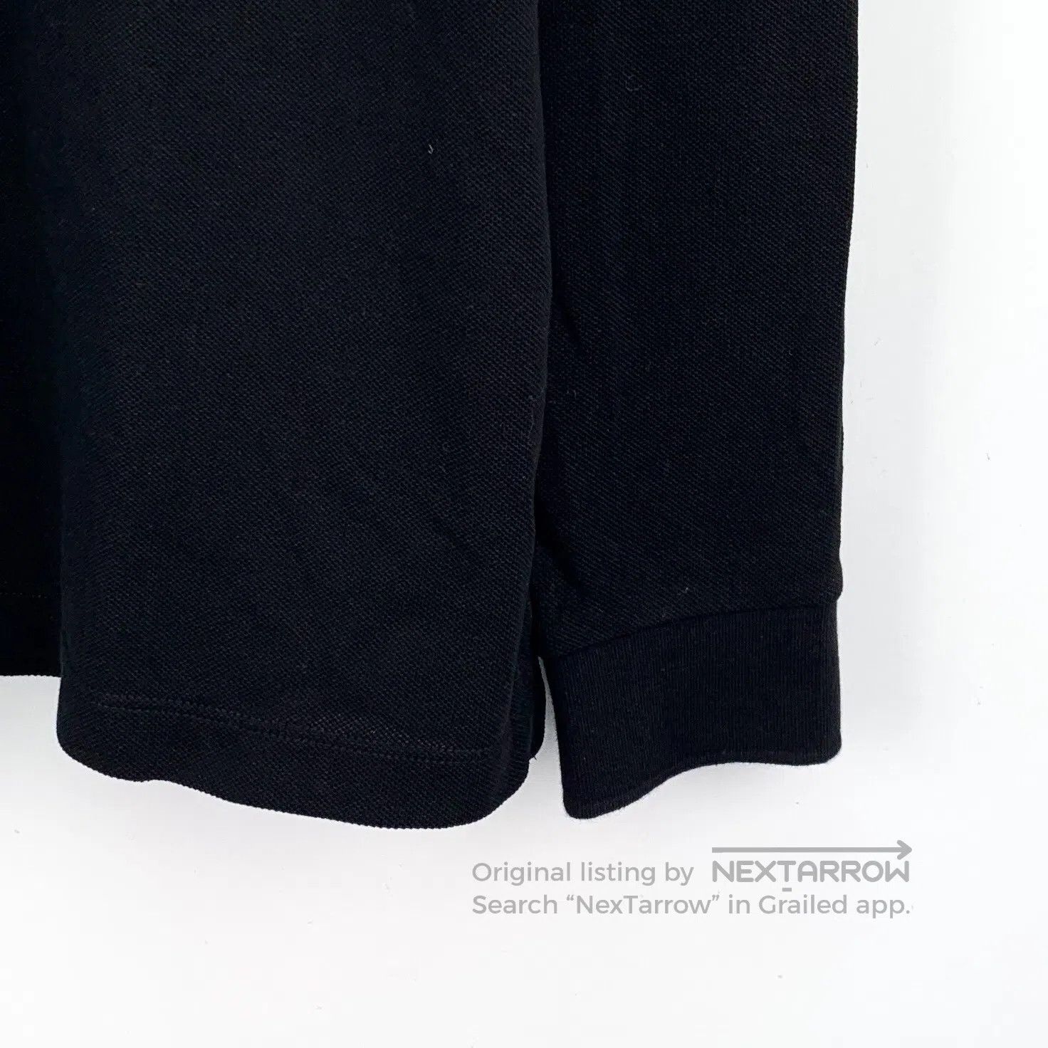 Burberry Burberry Black cotton polo shirt with knight horse embroid Size US M / EU 48-50 / 2 - 4 Thumbnail