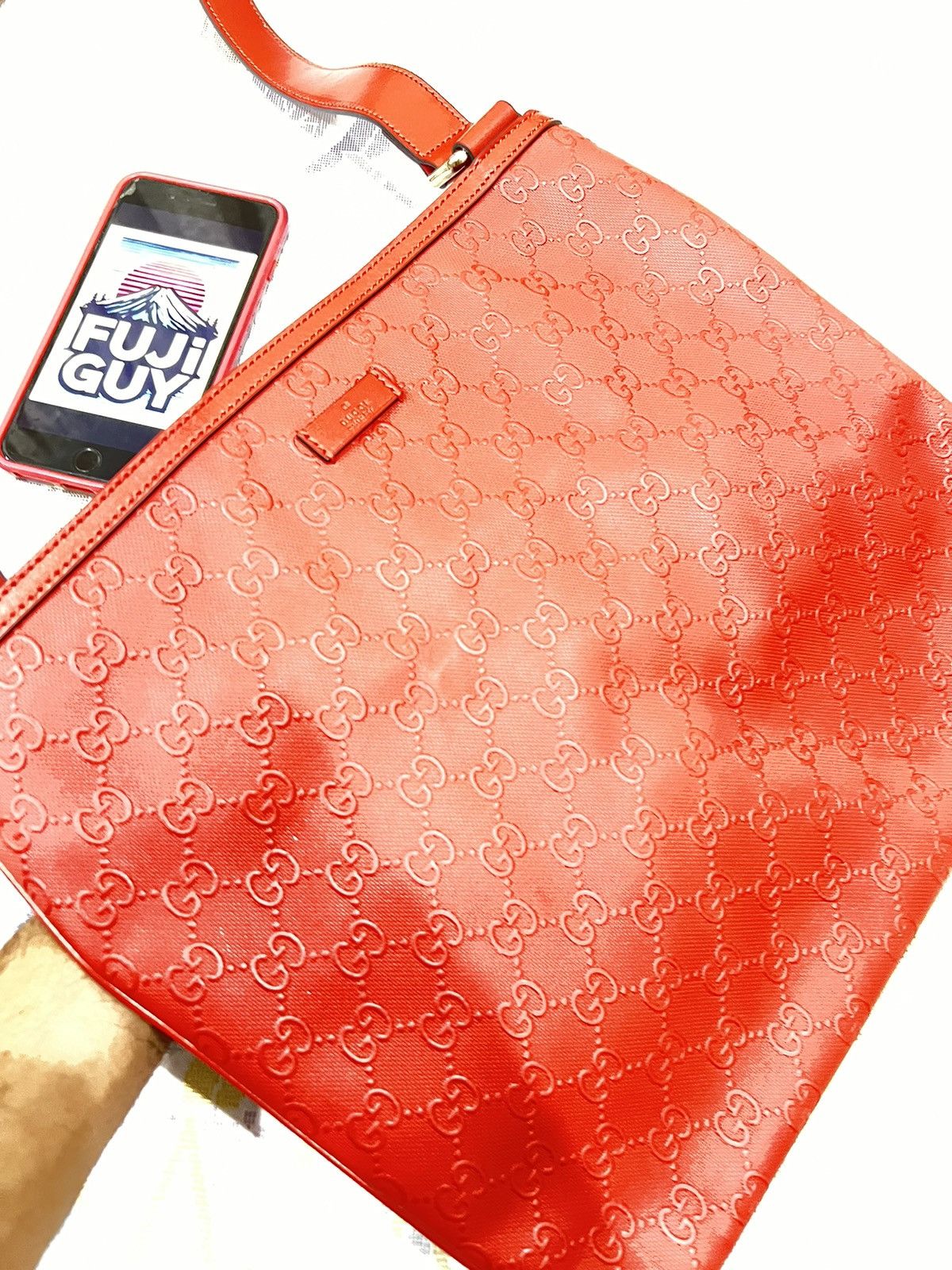 Gucci Gucci sling bag red monogram Size ONE SIZE - 5 Thumbnail