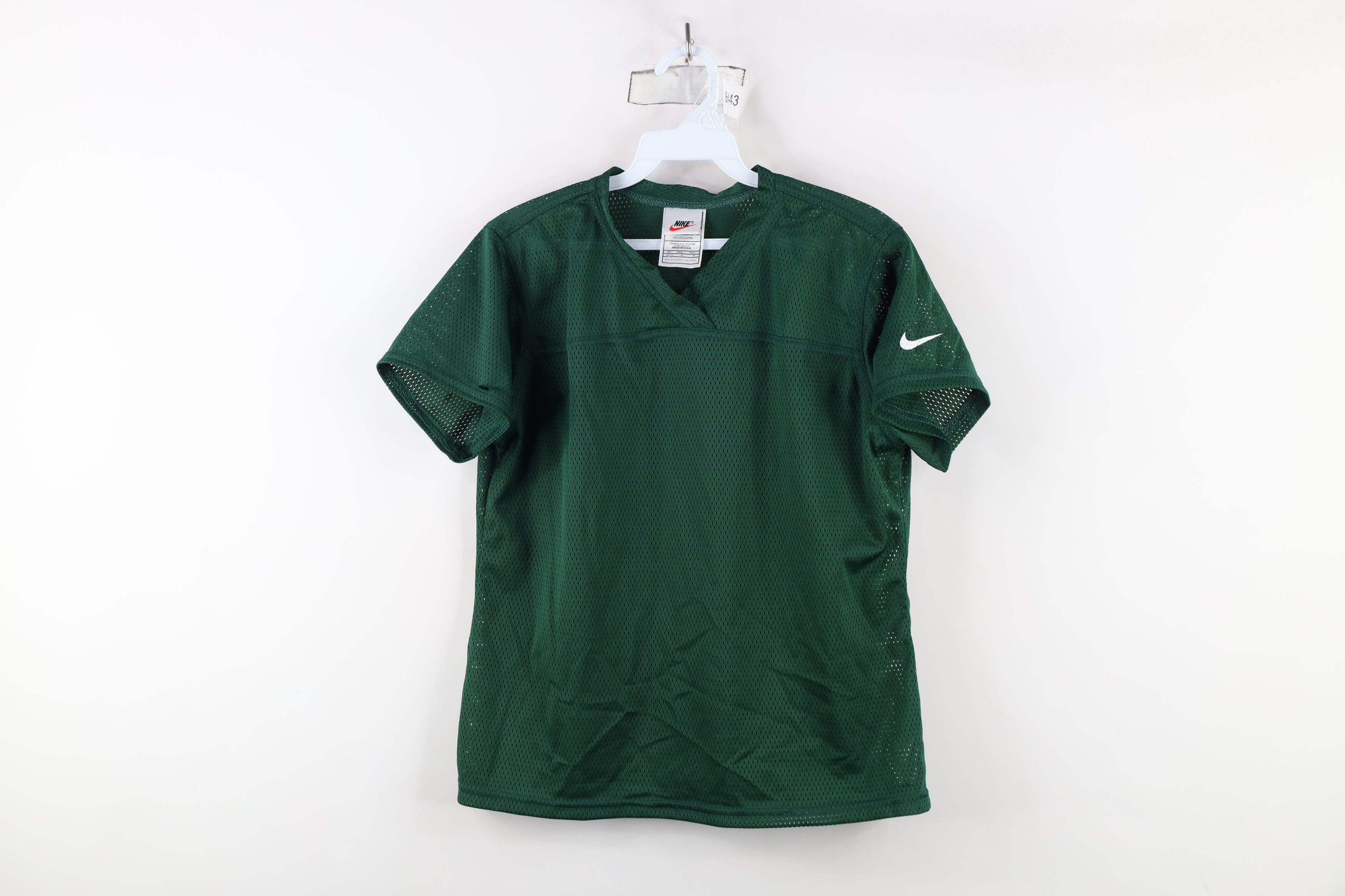 Nike × Vintage Vintage 90s Nike Scott Mini Swoosh Football Jersey USA Size M / US 6-8 / IT 42-44 - 1 Thumbnail