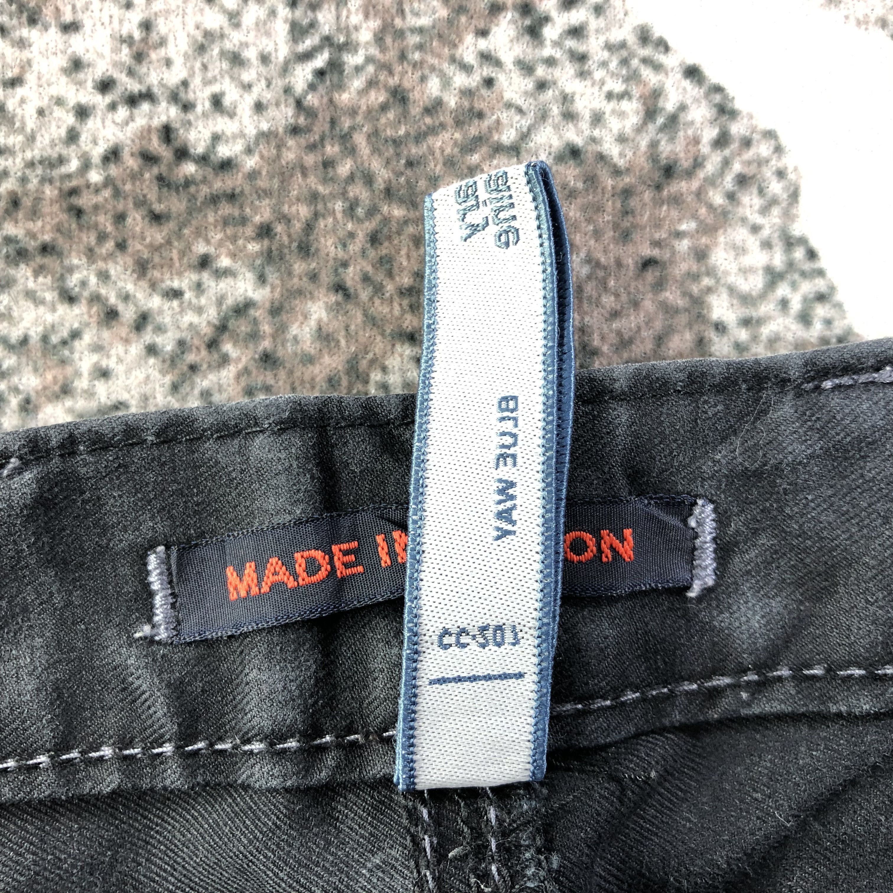Japanese Brand Blue Way Seditionaries Zipper Pocket Pants KJ1789 Size US 28 / EU 44 - 7 Thumbnail
