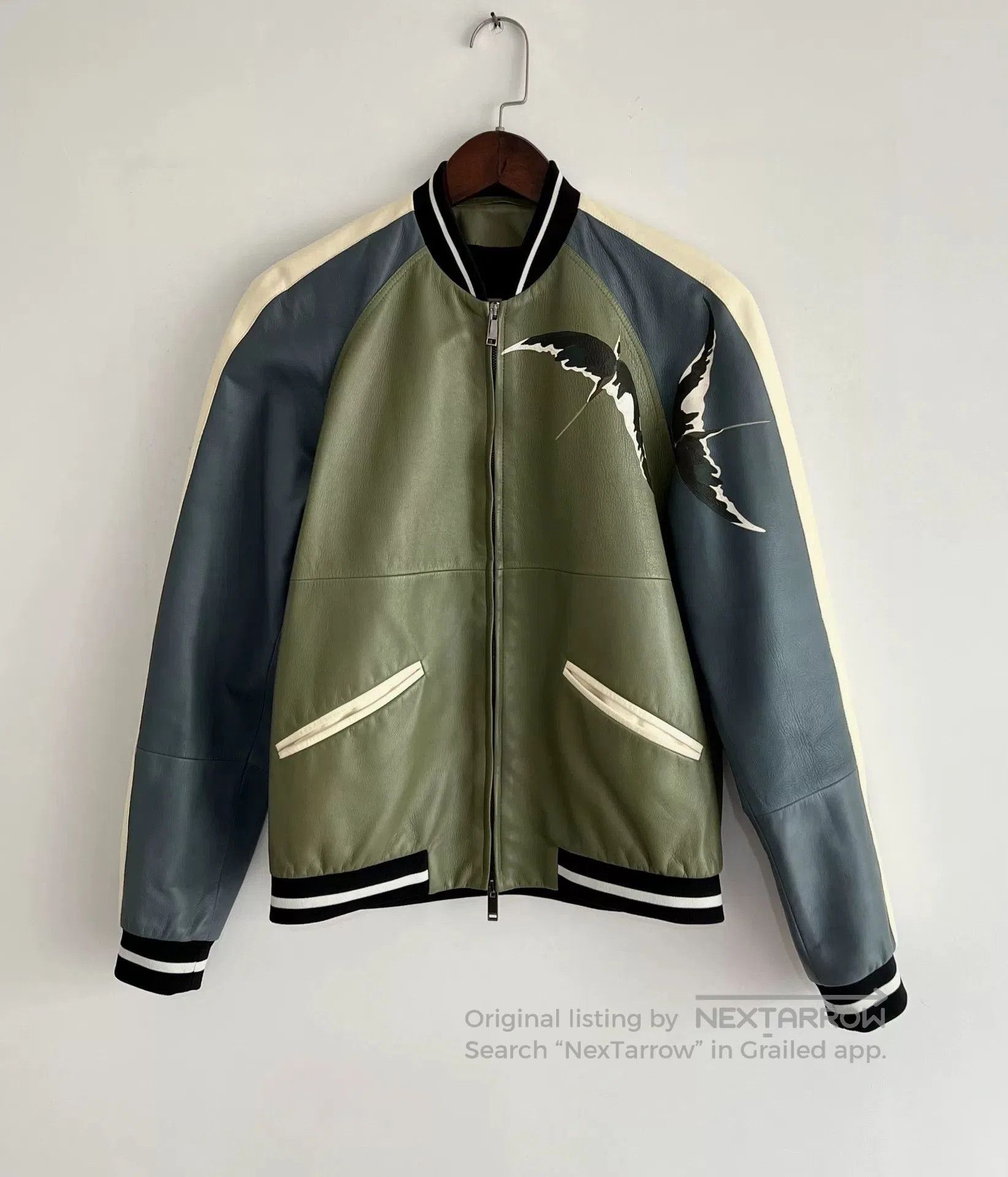 Valentino Valentino Runway Bird Leather Bomber Jacket. Size US S / EU 44-46 / 1 - 1 Thumbnail