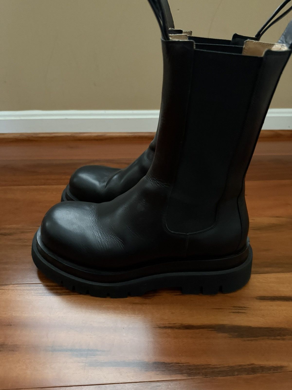 Bottega Veneta Lug Boots Black Size US 7 / EU 40 - 5 Thumbnail