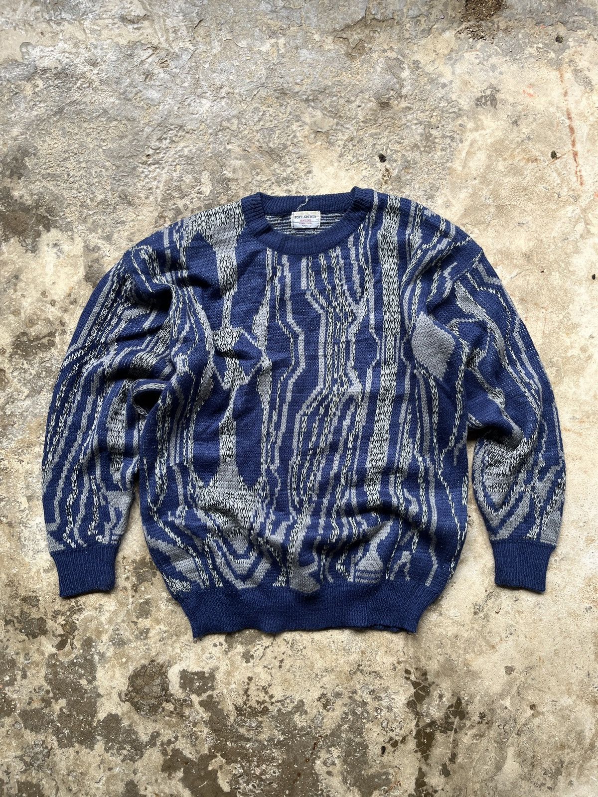 image of Coogi x Vintage Port Arthur Knitwear in Blue, Men's (Size XL)