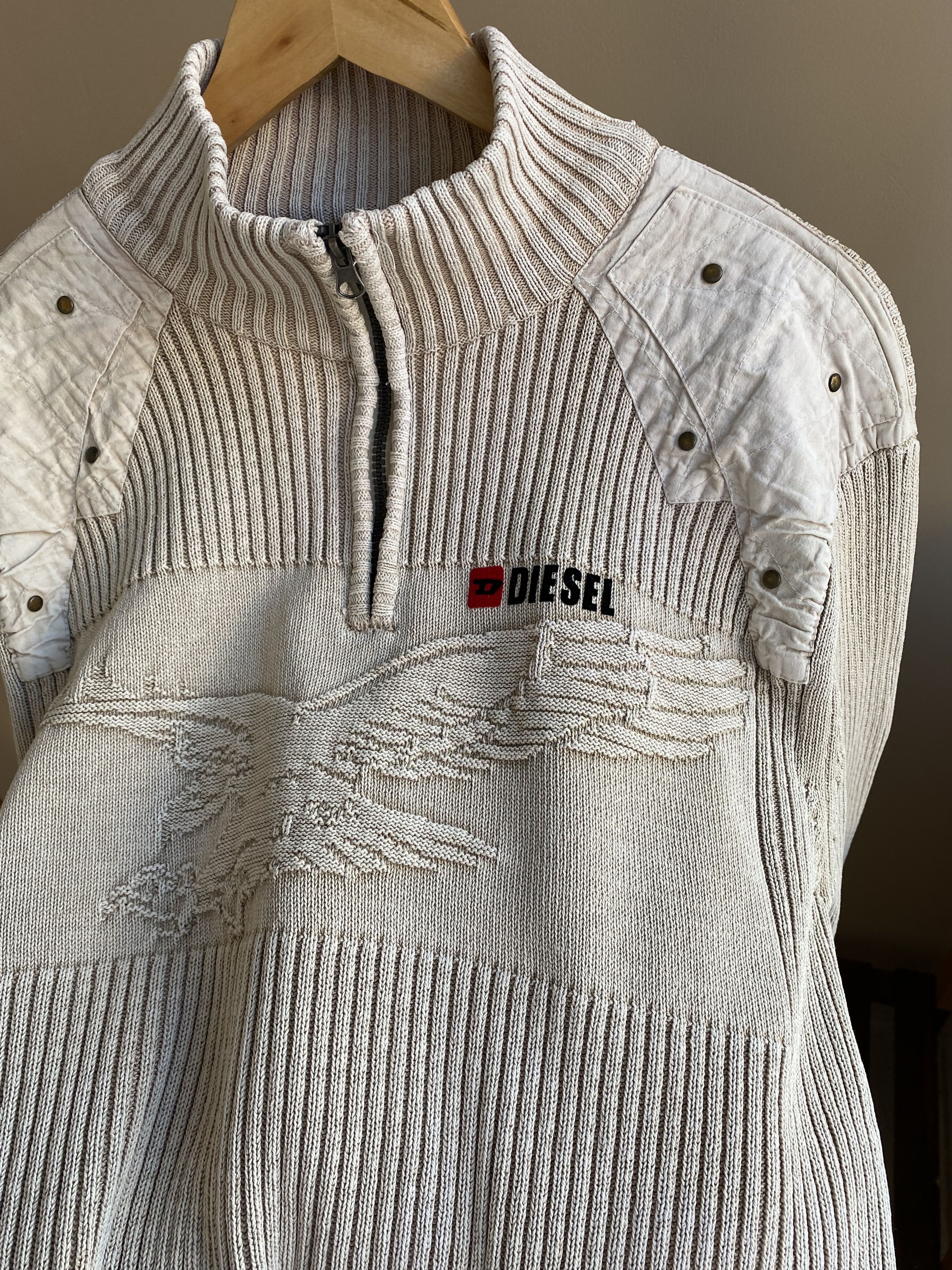 Hysteric Glamour × If Six Was Nine Very rare vintage y2k eagle avant-garde Diesel style sweater Size US XXL / EU 58 / 5 - 9 Thumbnail