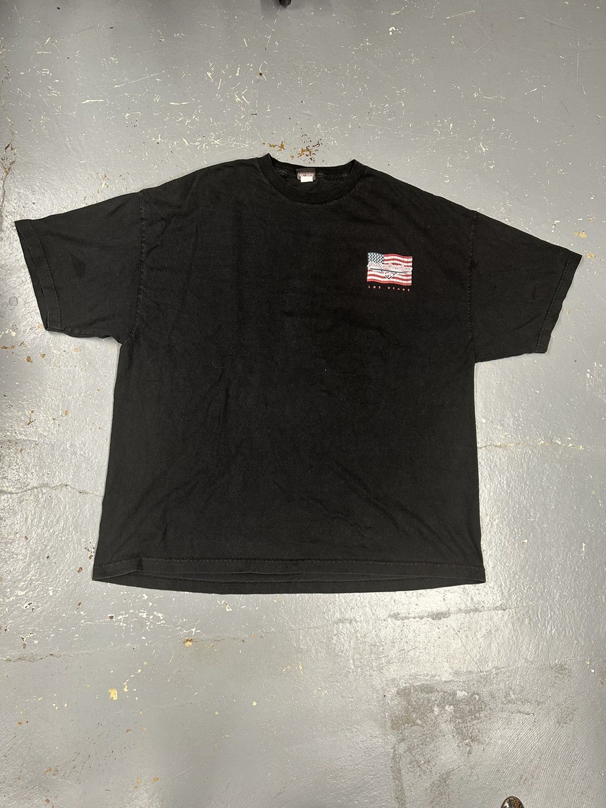 Harley Davidson × Vintage Crazy Vintage 90s Black Harley Davidson Cafe Biker Tee Shirt Size US XXL / EU 58 / 5 - 1 Thumbnail