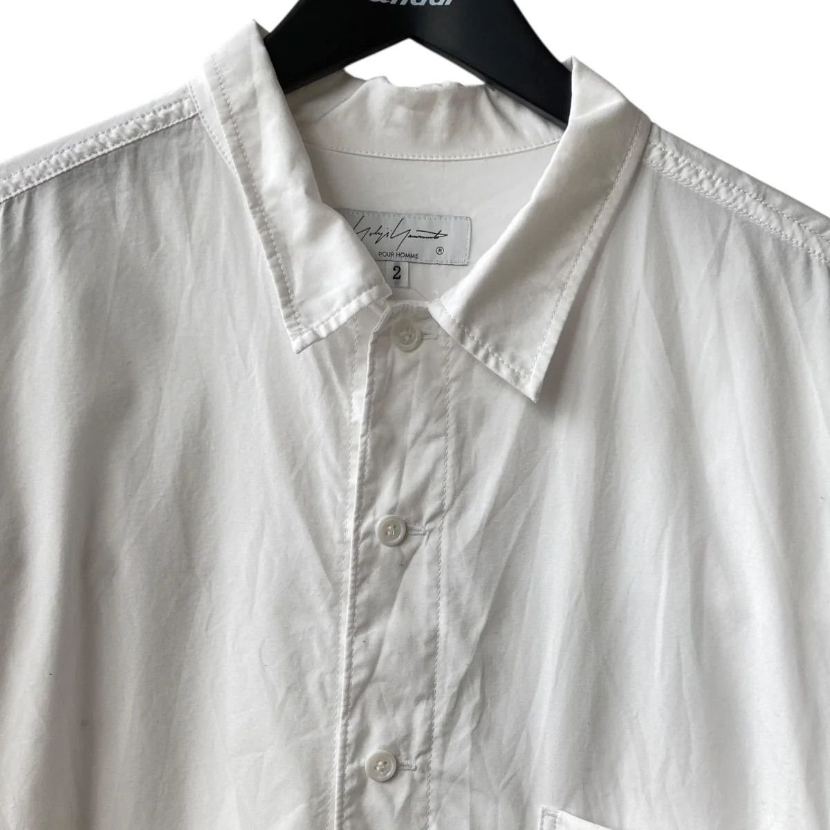 Yohji Yamamoto Yohji Yamamoto pour homme/ CHAIN ​​STITCH BROAD 3PKT SHIRT Size US M / EU 48-50 / 2 - 3 Thumbnail