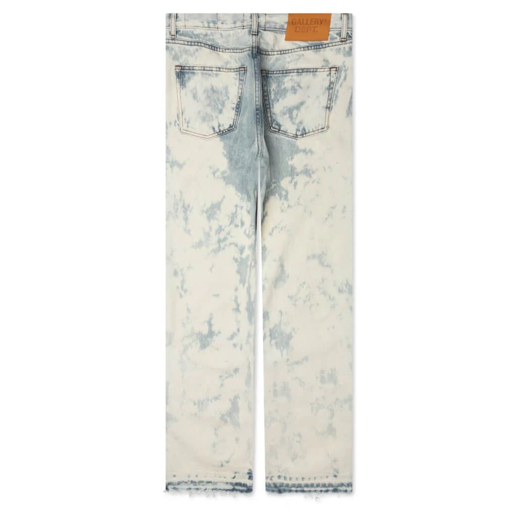 Gallery Dept. o1mle0825 Surf Side Wash Denim Pants in White Blue Size US 36 / EU 52 - 2 Thumbnail