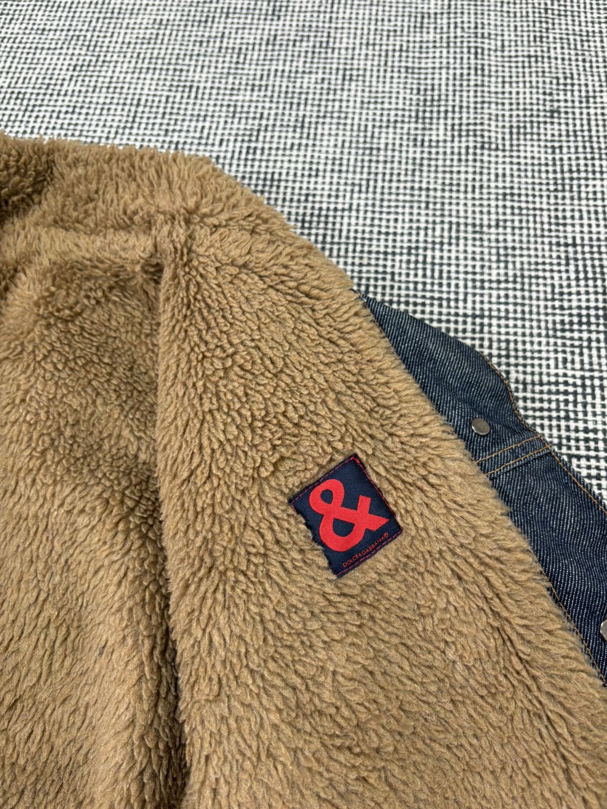 Dolce & Gabbana Dolce & Gabbana 2000s vintage denim jacket fur y2k archive Size L / US 10 / IT 46 - 4 Thumbnail