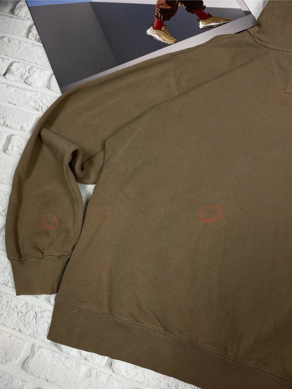 Nike Vintage Nike Hoodie Medium Brown Fleece Travis Scott Size XL Size US XL / EU 56 / 4 - 15 Thumbnail