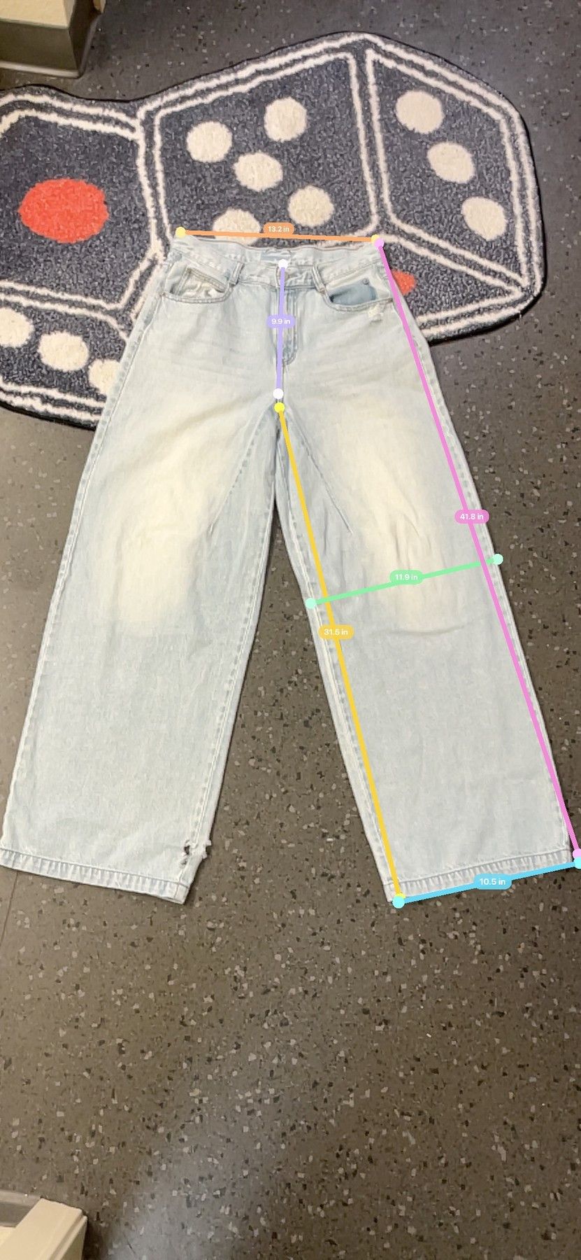JNCO Vintage baggy 90s light blue jeans - Denim – Size 28 - Good Size US 28 / EU 44 - 4 Thumbnail