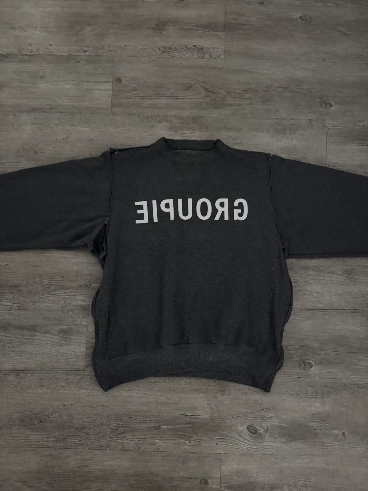 Undercover SS99 Undercover Groupie Zip Off Crewneck Sweatshirt Size US L / EU 52-54 / 3 - 4 Thumbnail