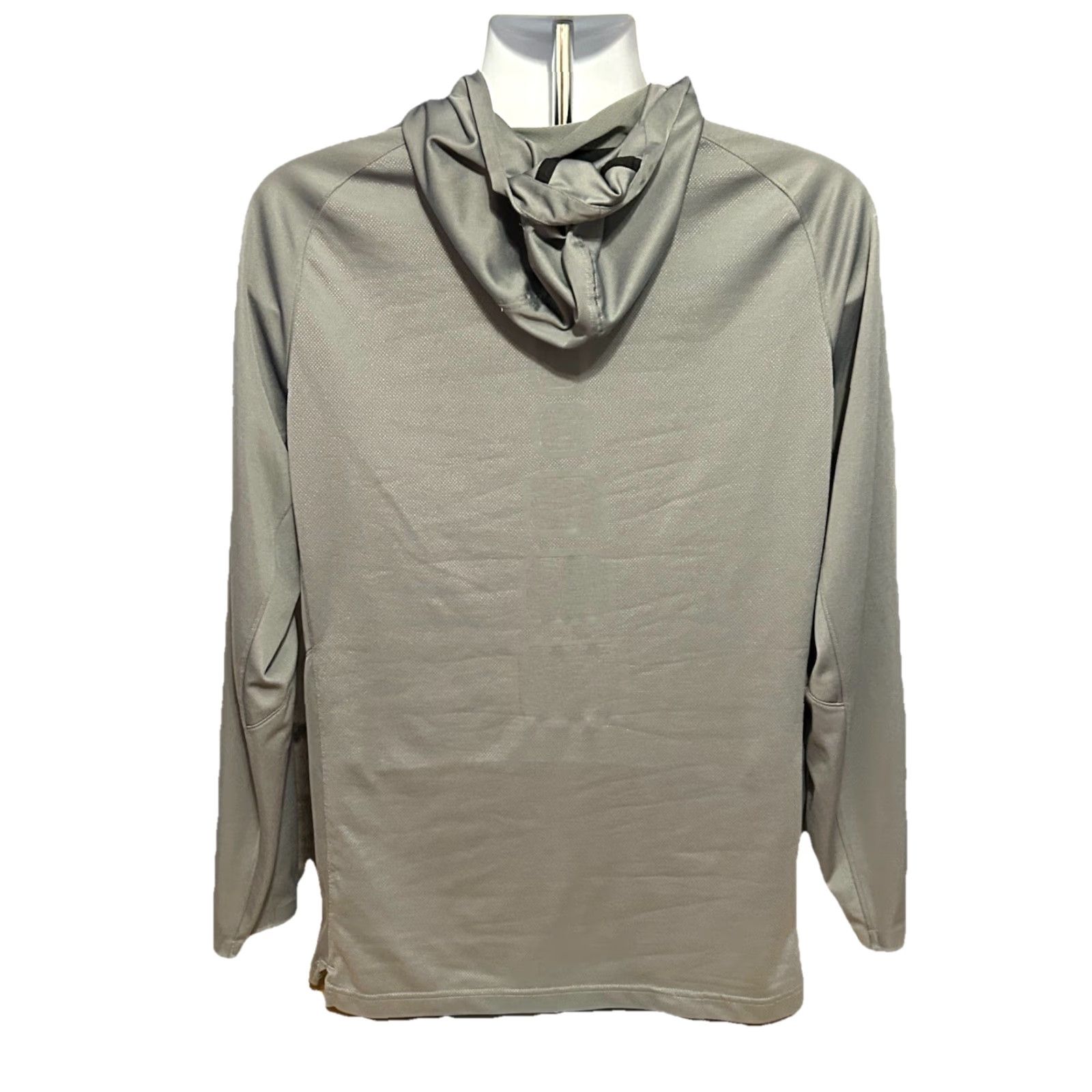 Nike Nike Elite Basketball Hoodie Men Large Gray Dri Fit 683006-065 Pullover Swoosh Size US L / EU 52-54 / 3 - 2 Thumbnail