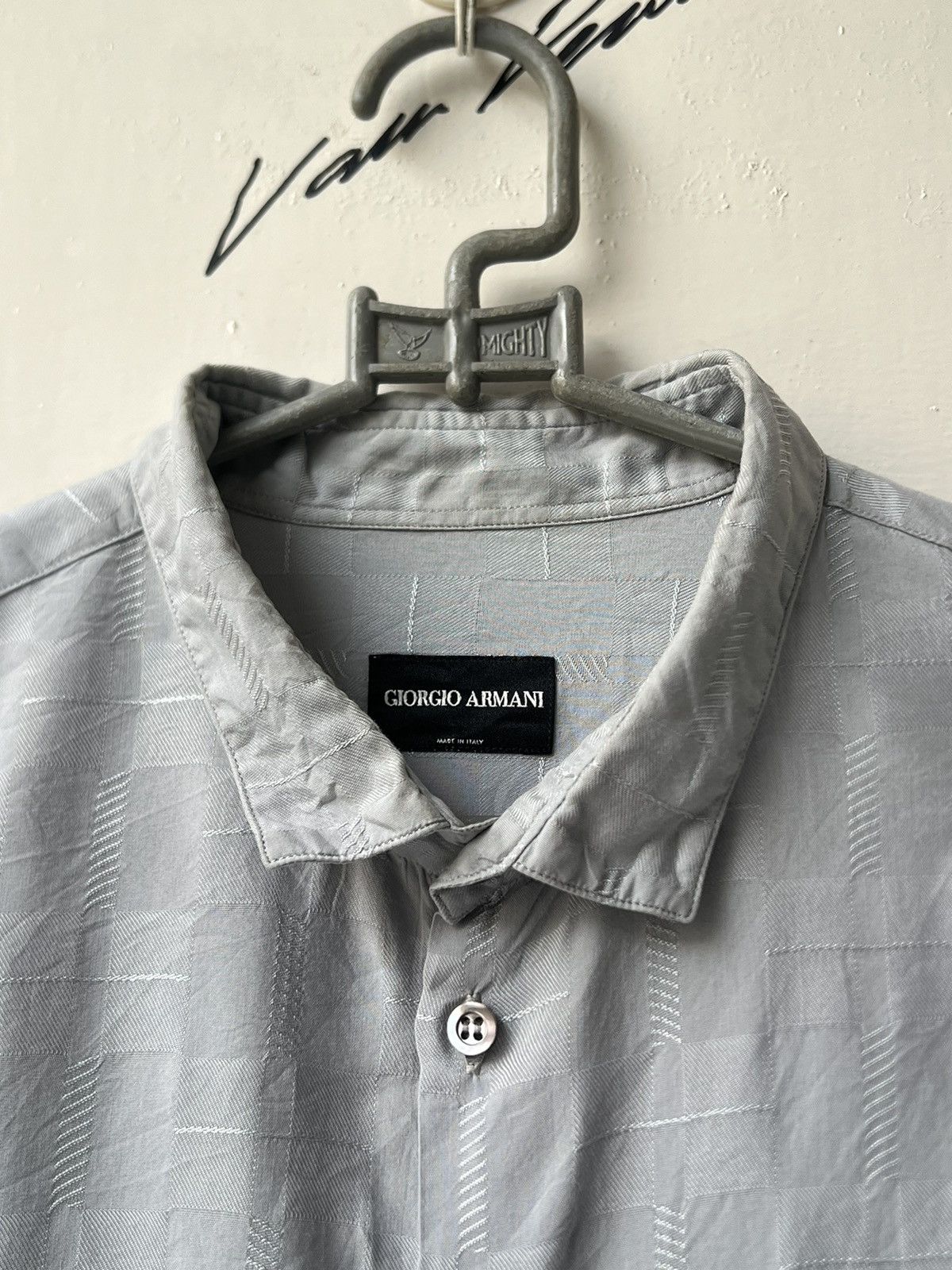 Giorgio Armani GIORGIO ARMANI Grey Shirt Size US L / EU 52-54 / 3 - 5 Thumbnail